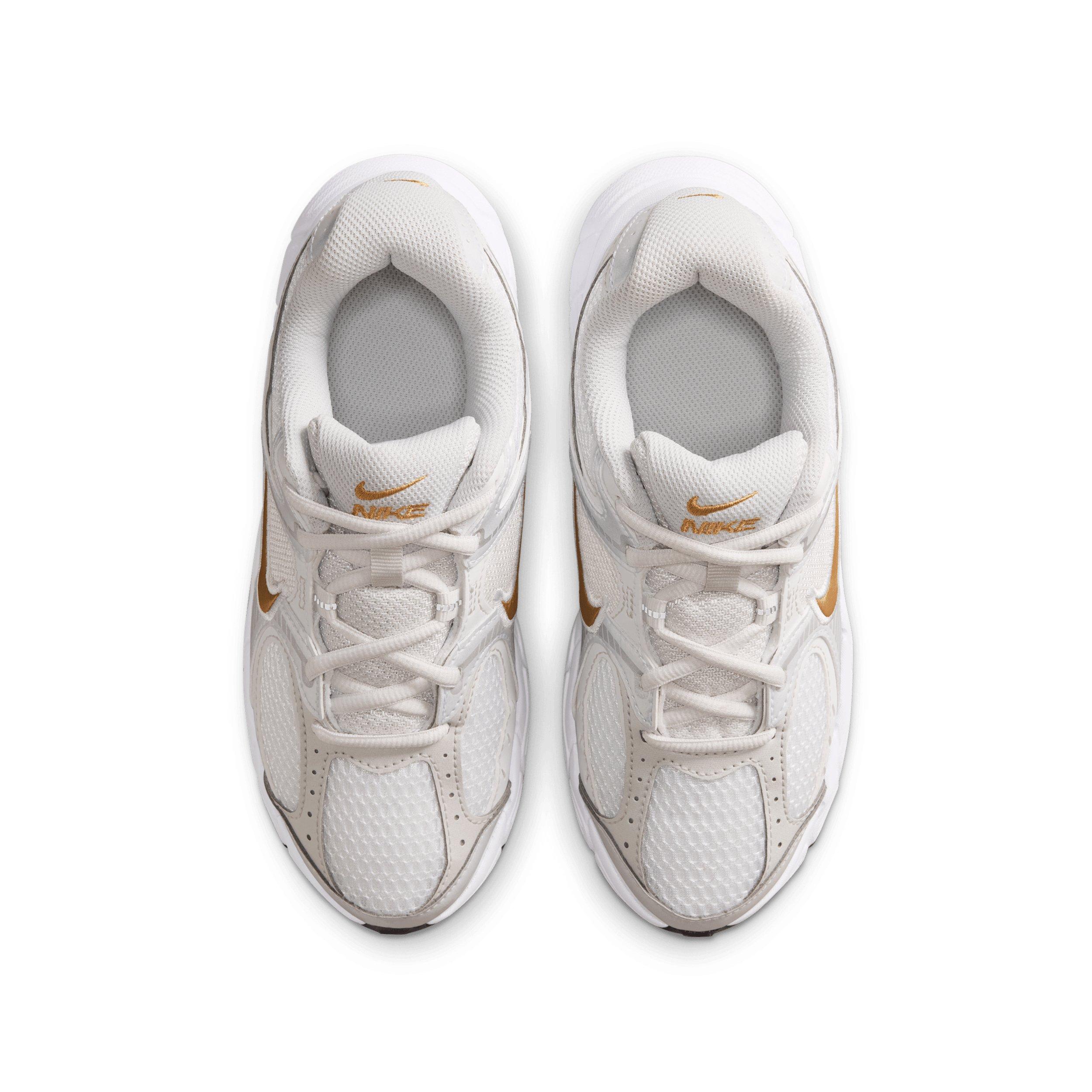 Nike V5 RNR Grade School Girls' "White/Metallic Silver/Photon Dust/Metallic Gold" Shoe