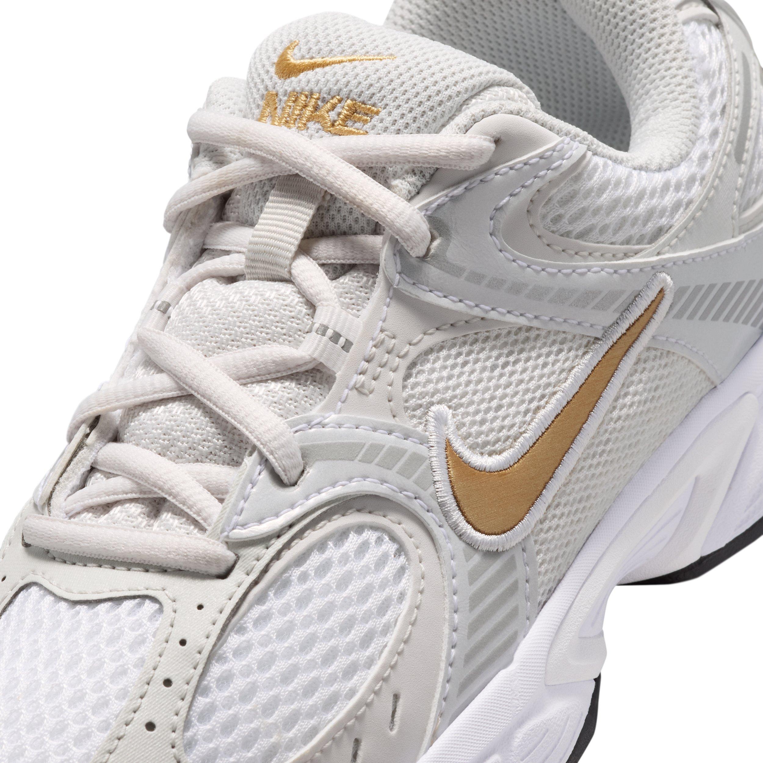 Nike V5 RNR Grade School Girls' "White/Metallic Silver/Photon Dust/Metallic Gold" Shoe