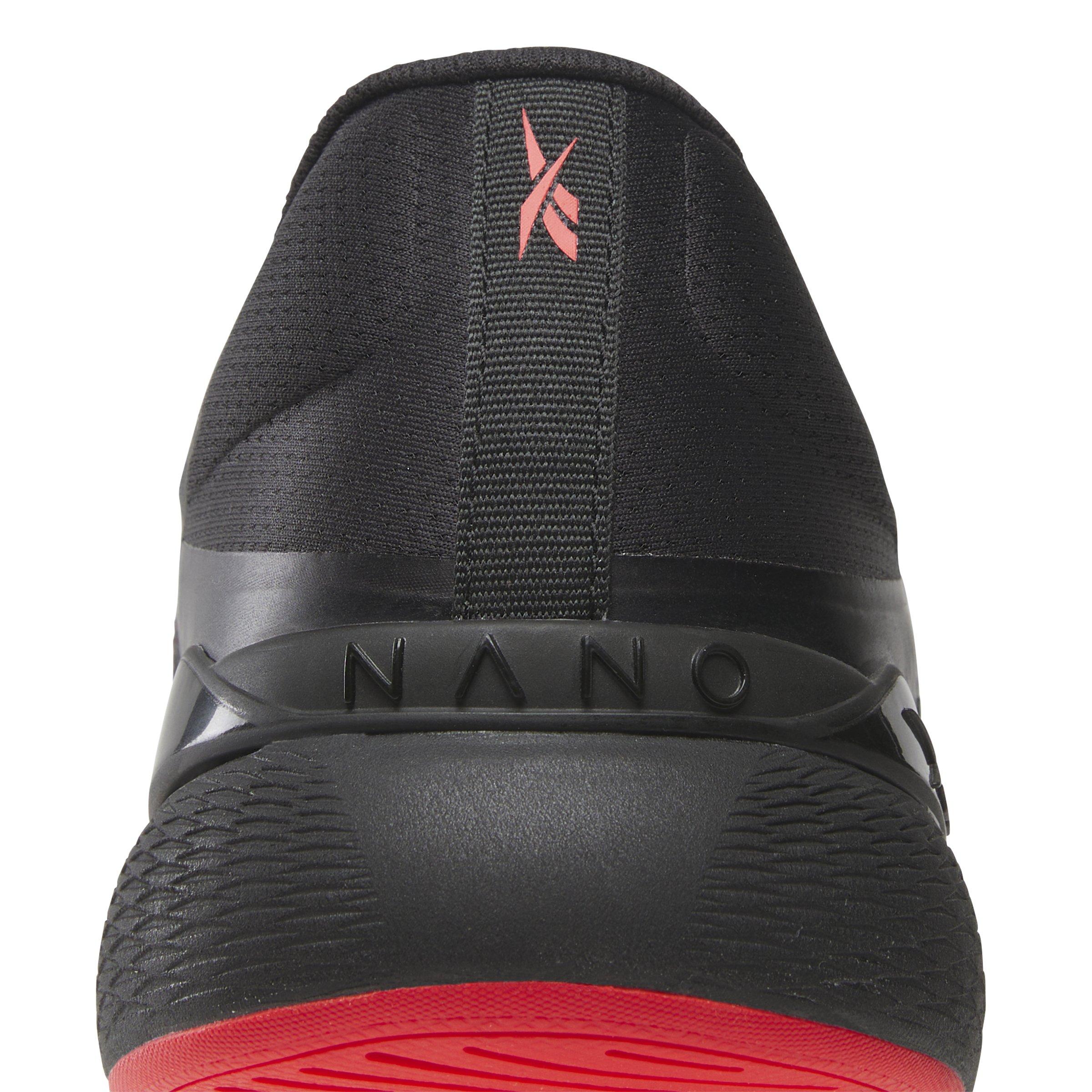 Reebok Nano X5 "Black/Red" Unisex Training Shoe - BLACK/RED Thumbnail View 8