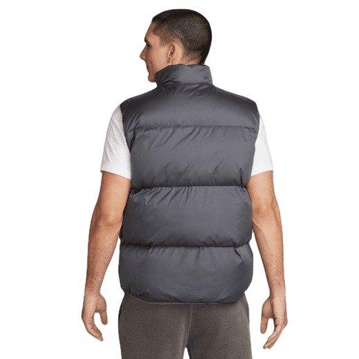 Nike Men's Club Therma-FIT Puffer Vest - Grey - GREY Thumbnail View 2