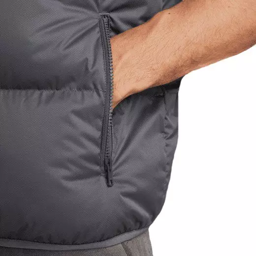 Nike Men's Club Therma-FIT Puffer Vest - Grey - GREY