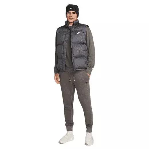 Nike Men's Club Therma-FIT Puffer Vest - Grey - GREY