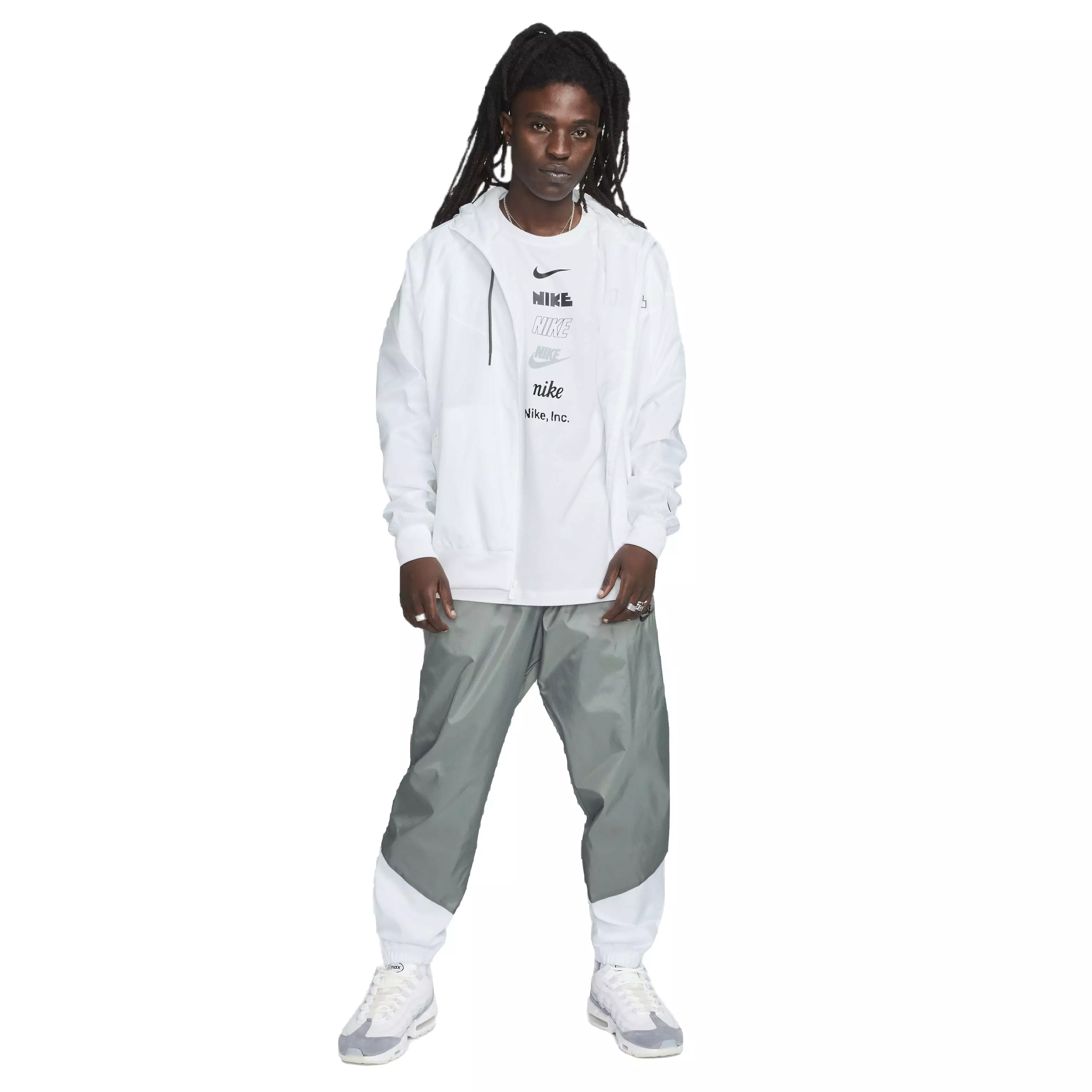 Nike Men's Windrunner Woven Lined Pants - GREY