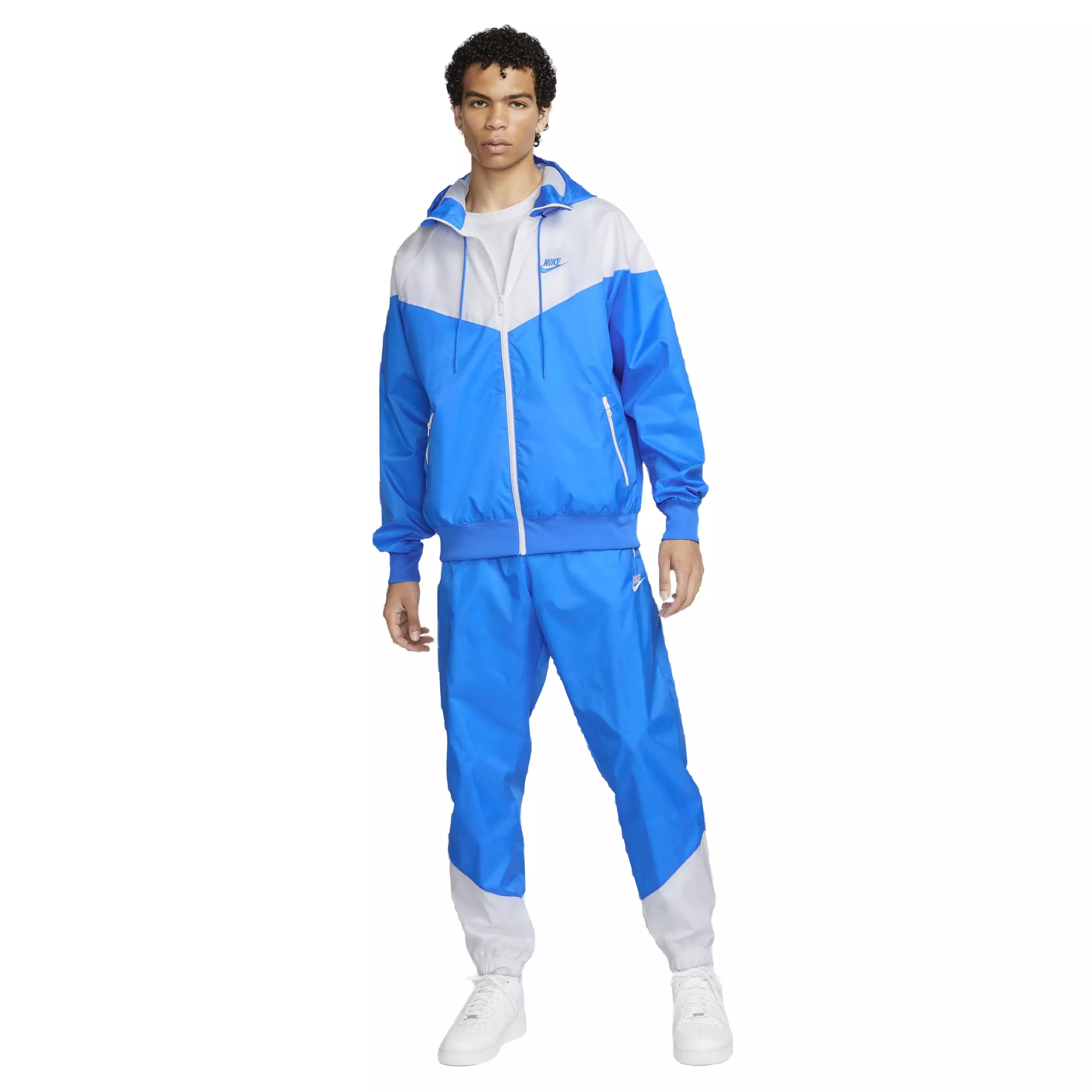 Nike Men's Windrunner Woven Lined Pants - BLUE