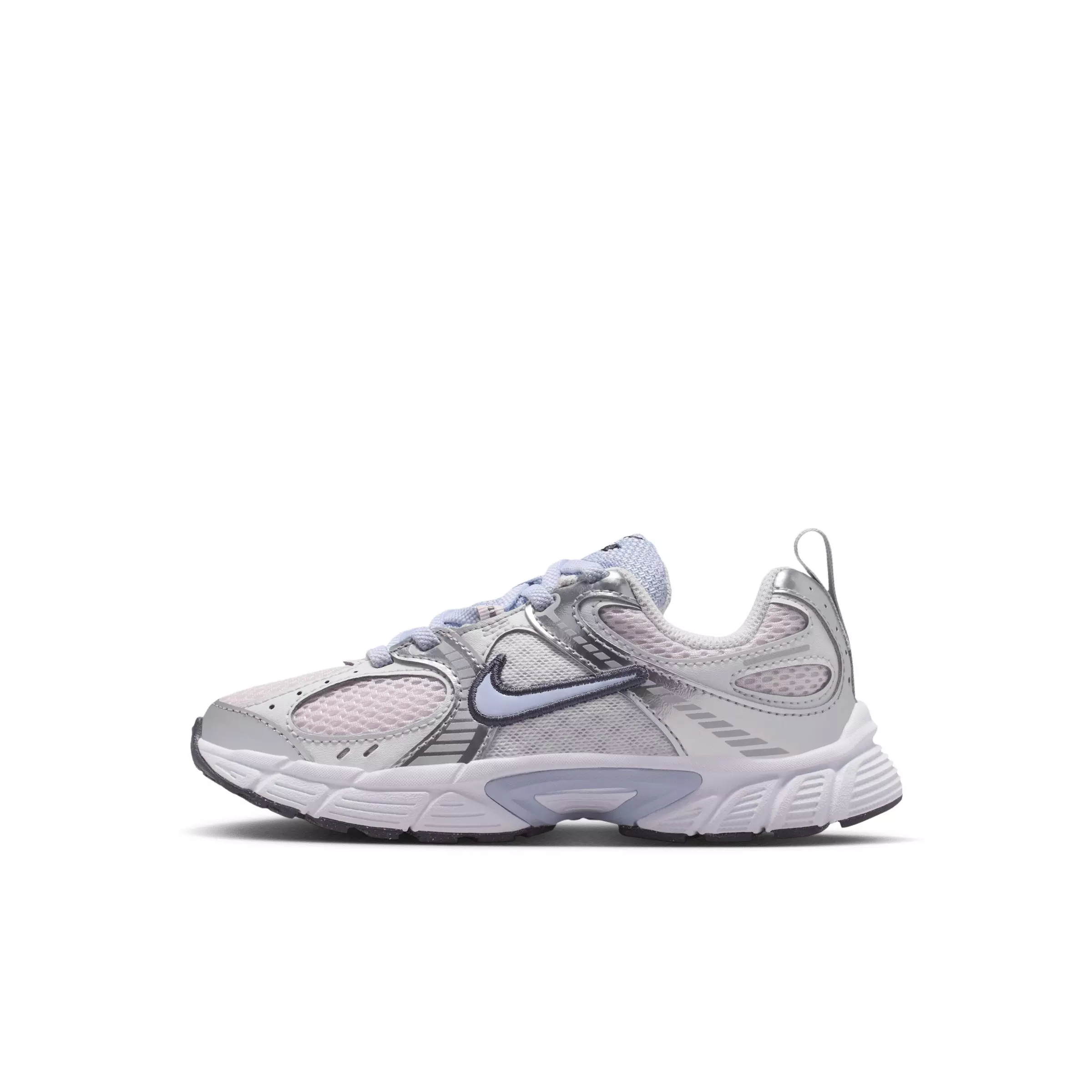 Nike V5 RNR "Light Violet/Metallic Silver/Cave Purple/Ghost" Preschool Girls' Shoe - LT VIOLET/SILVER/PURPLE/GHOST