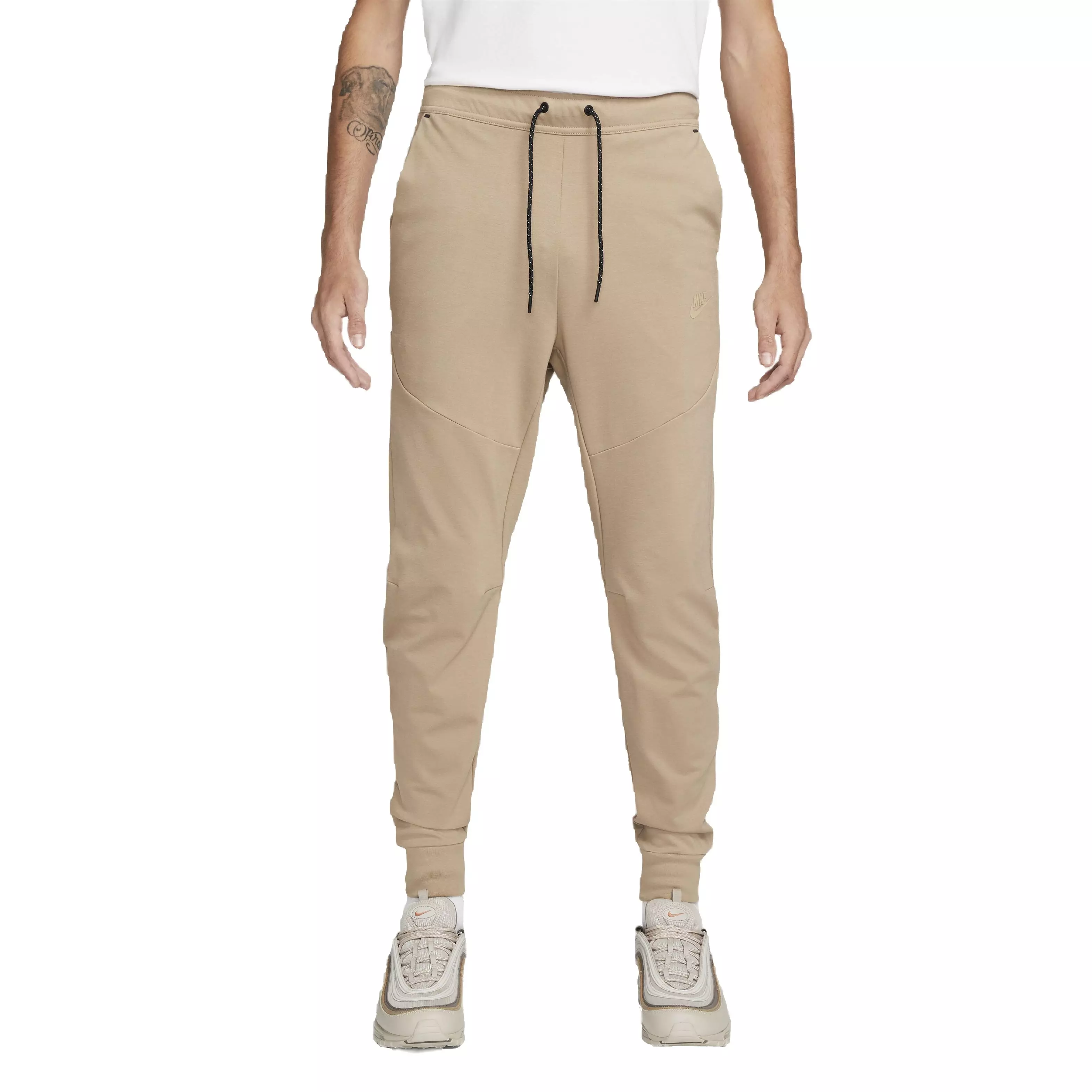 Nike Men's Tech Essentials Lightweight Slim-Fit Joggers - Khaki - KHAKI