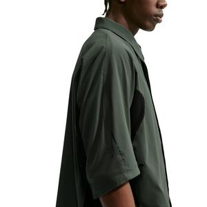Nike Men's Tech Helios Dri-FIT Short-Sleeve Top - Camo Green/Black/Black - GREEN/BLACK/BLACK