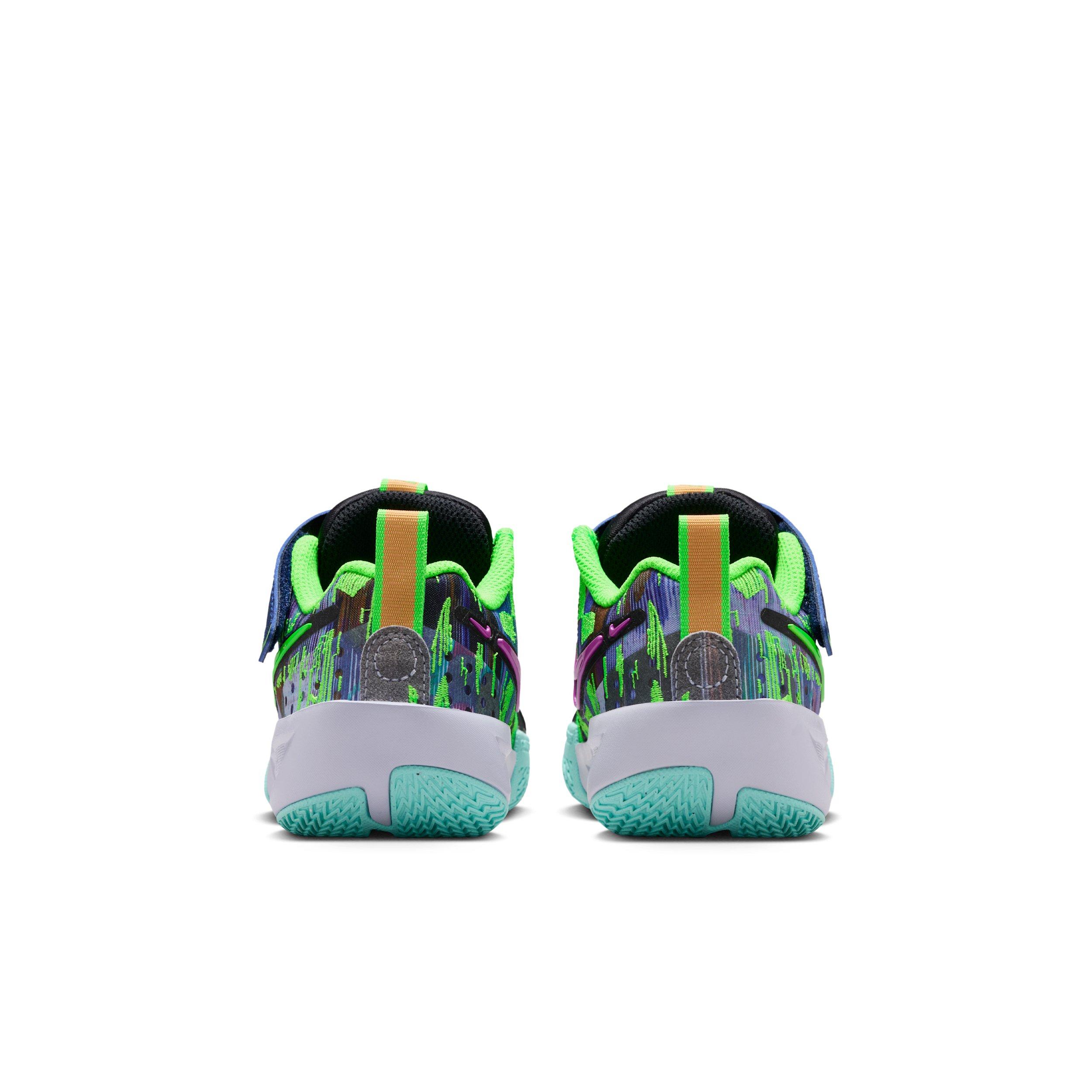 Nike G.T. Cut 3 SE Preschool Boys' "Blue Void/Violet/Bleached Turquoise/Green" Basketball Shoe
