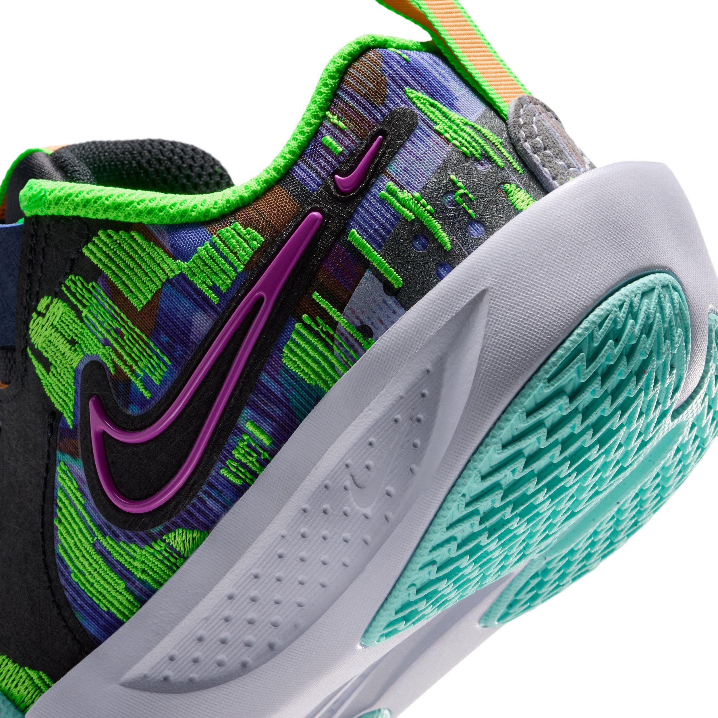 Nike G.T. Cut 3 SE Preschool Boys' "Blue Void/Violet/Bleached Turquoise/Green" Basketball Shoe