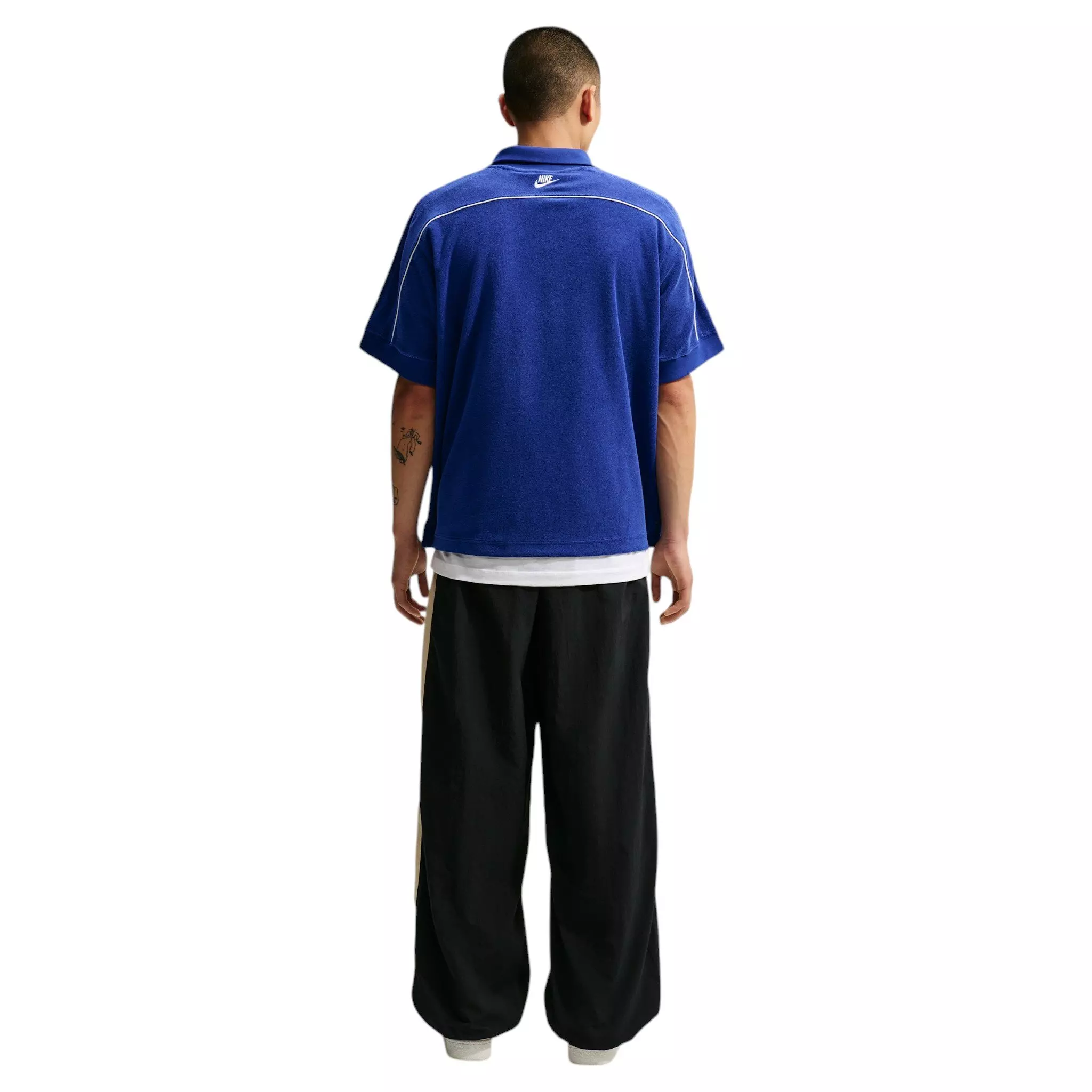Nike Men's Sportswear Club French Terry Polo - BLUE