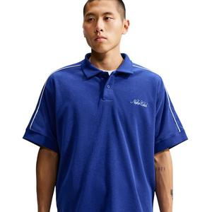 Nike Men's Sportswear Club French Terry Polo - BLUE