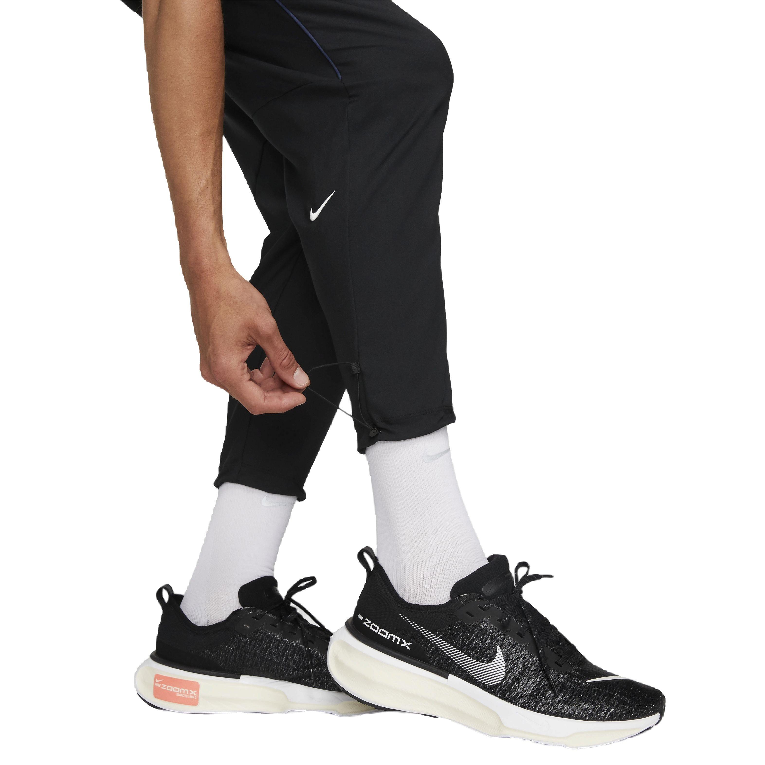 Nike Men's Dri-FIT Track Club Running Pants - BLACK Thumbnail View 7