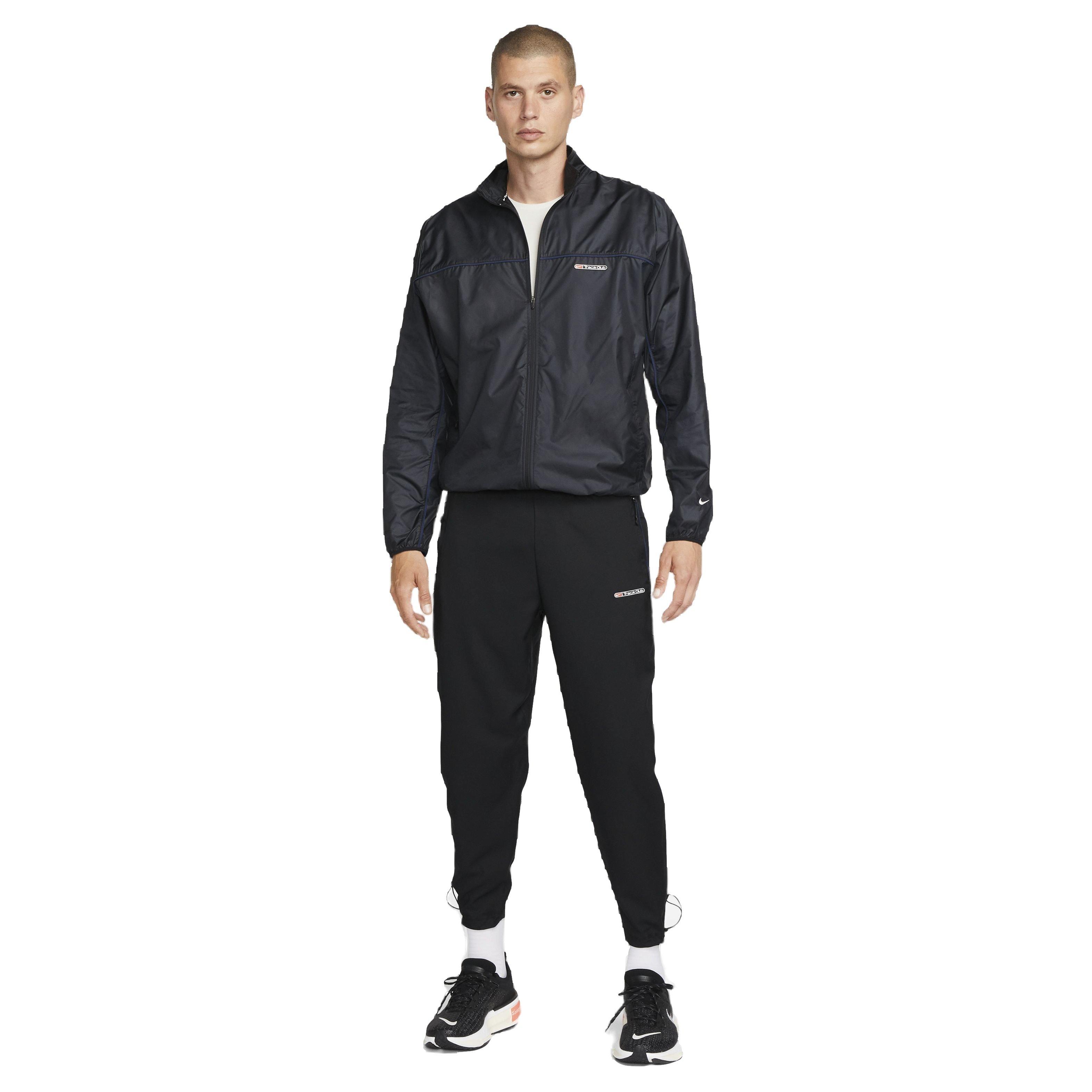 Nike Men's Dri-FIT Track Club Running Pants - BLACK Thumbnail View 8