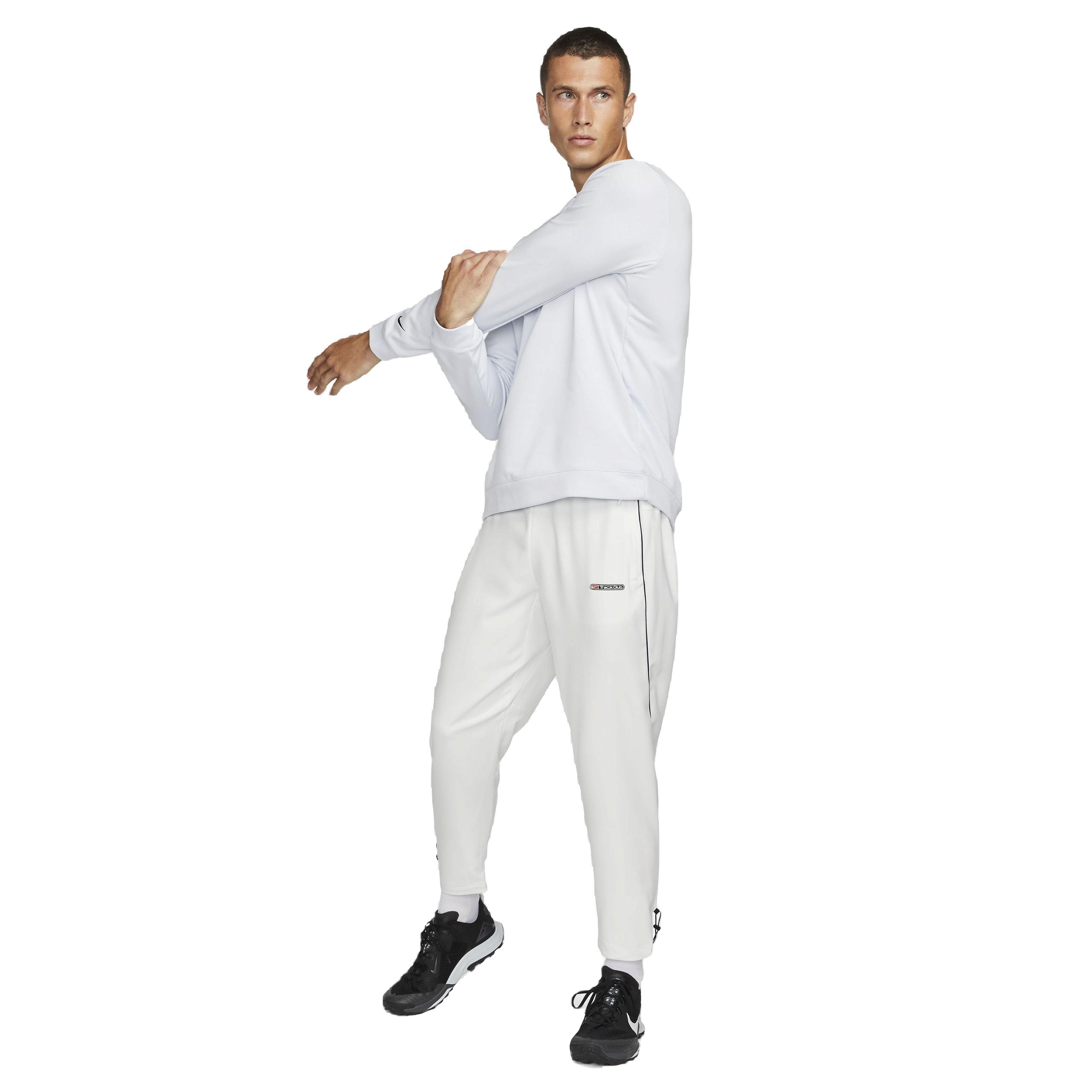 Nike Men's Dri-FIT Track Club Running Pants - WHITE Thumbnail View 7