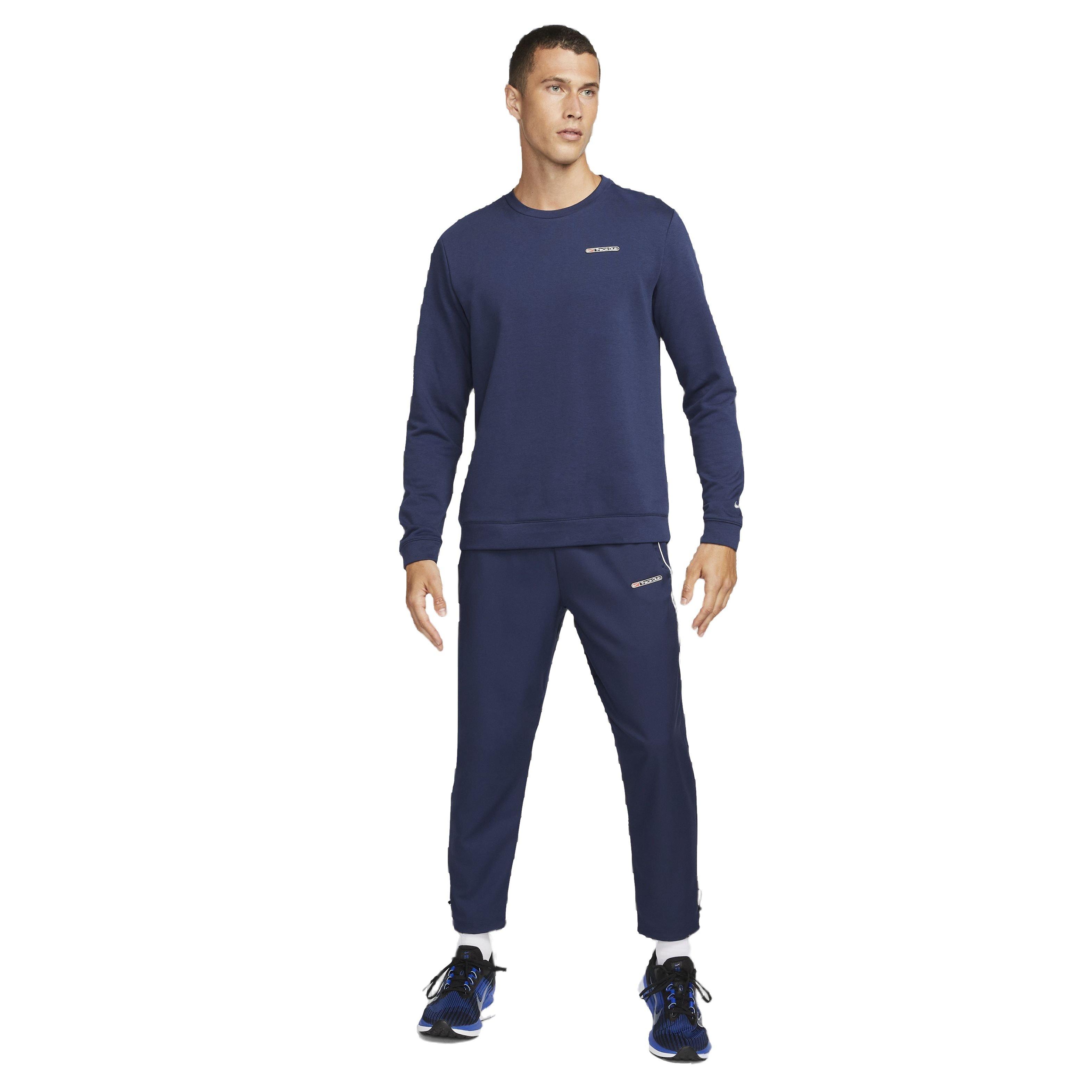 Nike Men's Dri-FIT Track Club Running Pants - BLUE Thumbnail View 7