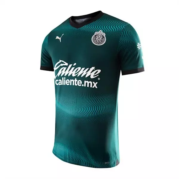 PUMA Men's Chivas 2023-2024 Soccer Alternative Kit Replica Jersey - Blue/Green - BLUE/GREEN