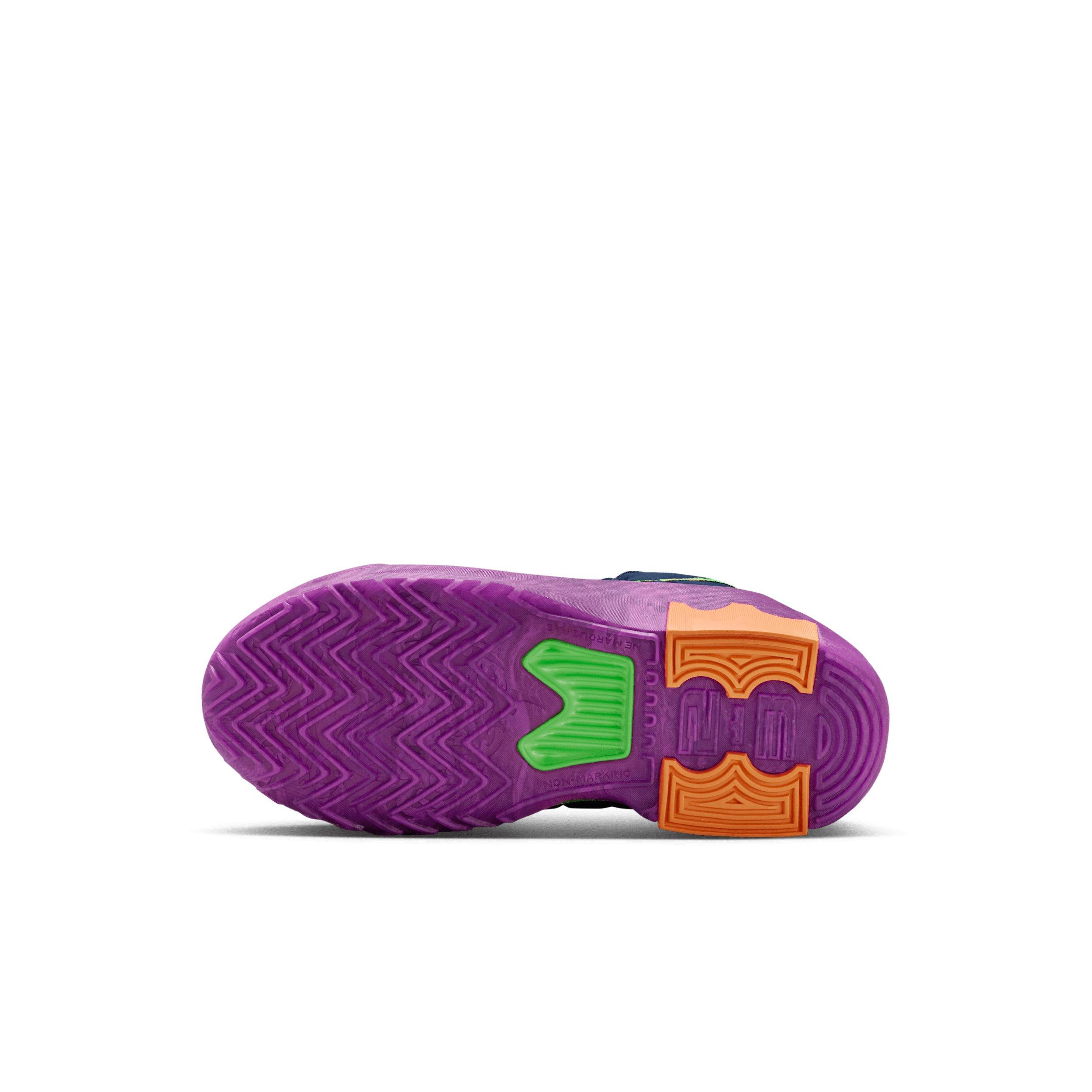 Nike LeBron Witness 9 Preschool Boys' "Blue Void/Purple/Green Strike/Turquoise" Basketball Shoe