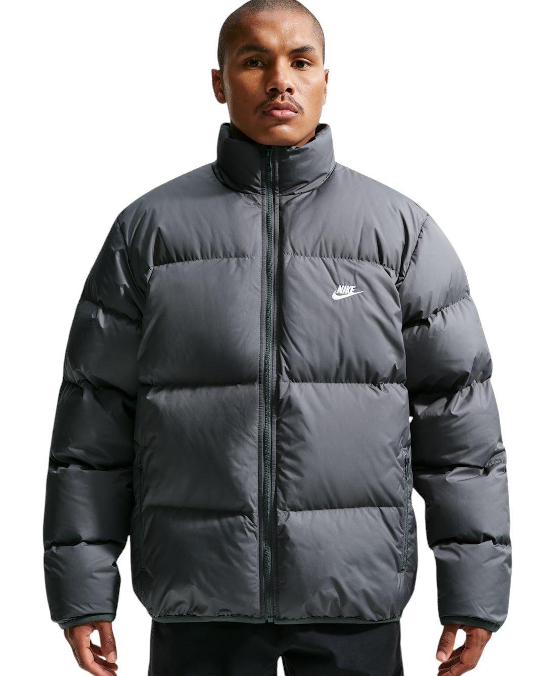 Nike Men's Sportswear Club Therma-FIT Down Puffer Jacket - GREY