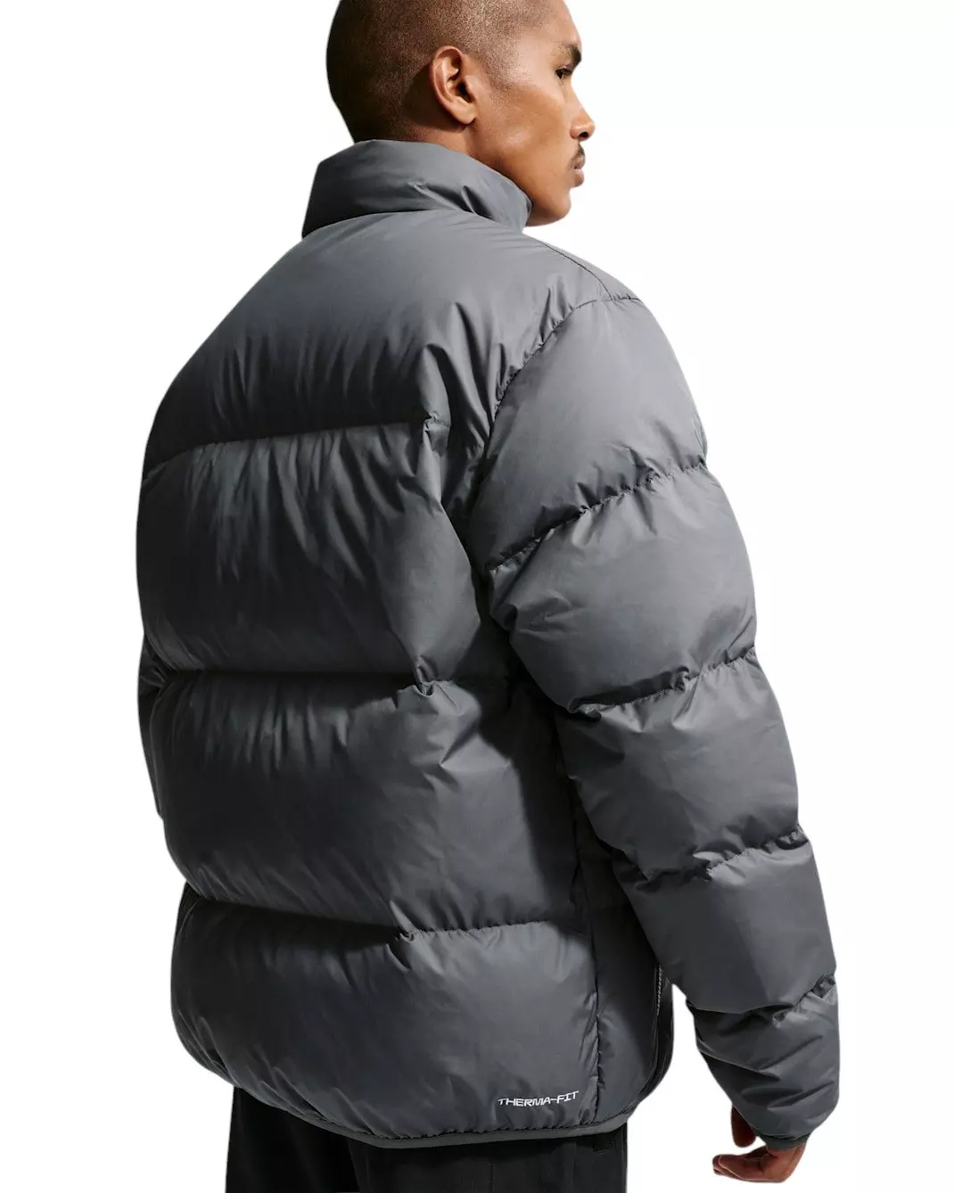 Nike Men's Sportswear Club Therma-FIT Down Puffer Jacket - GREY