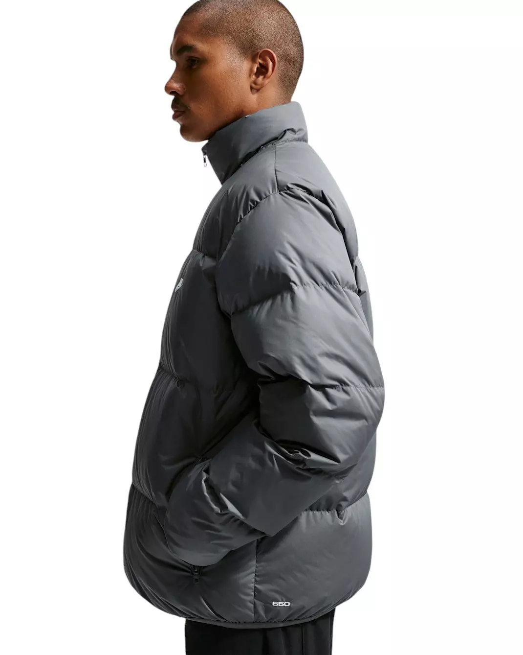 Nike Men's Sportswear Club Therma-FIT Down Puffer Jacket - GREY
