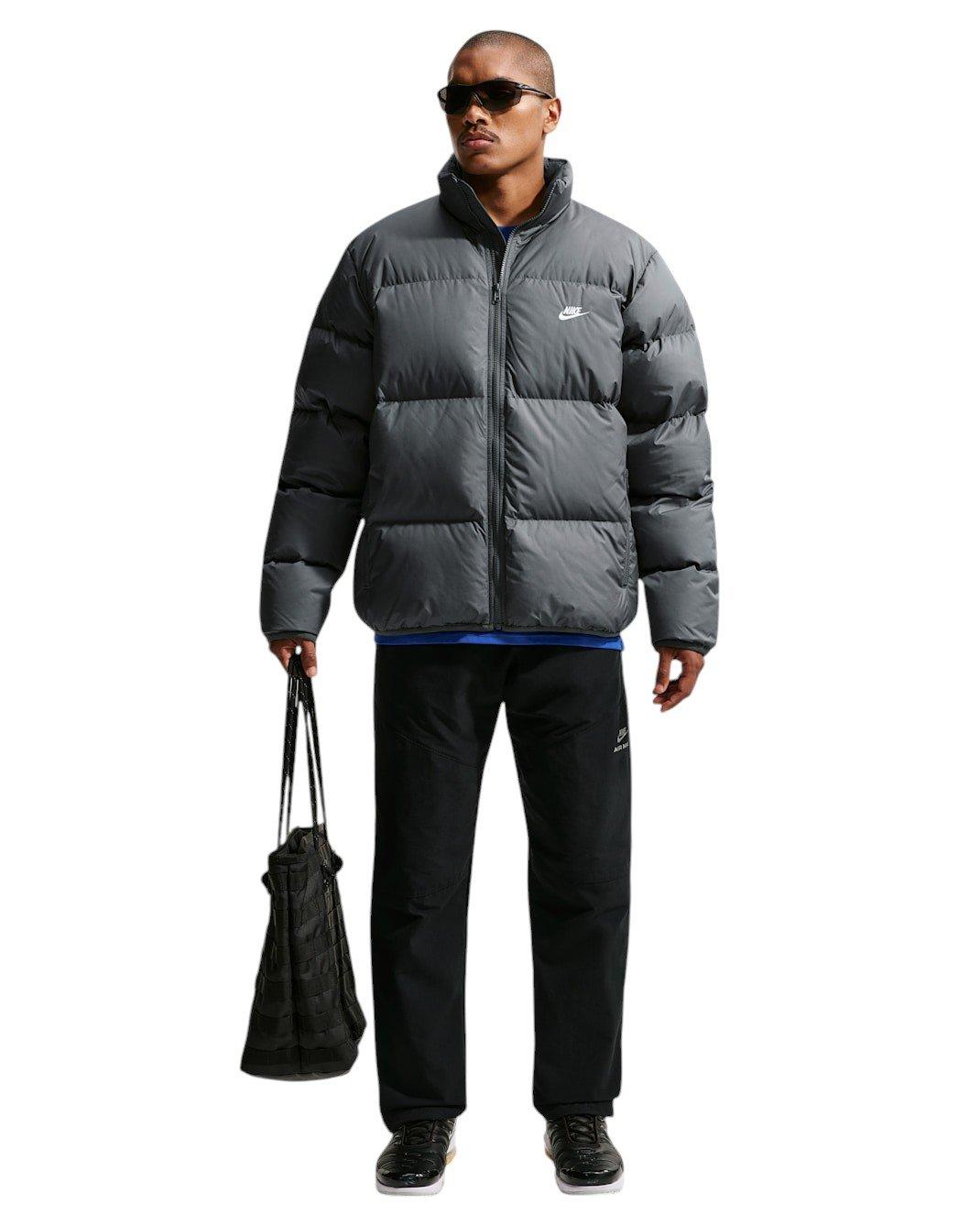 Nike Men's Sportswear Club Therma-FIT Down Puffer Jacket - GREY