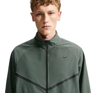 Nike Men's Sportswear Tech Dri-FIT Shori Knit Track Jacket - Camo Green/Black - GREEN/BLACK