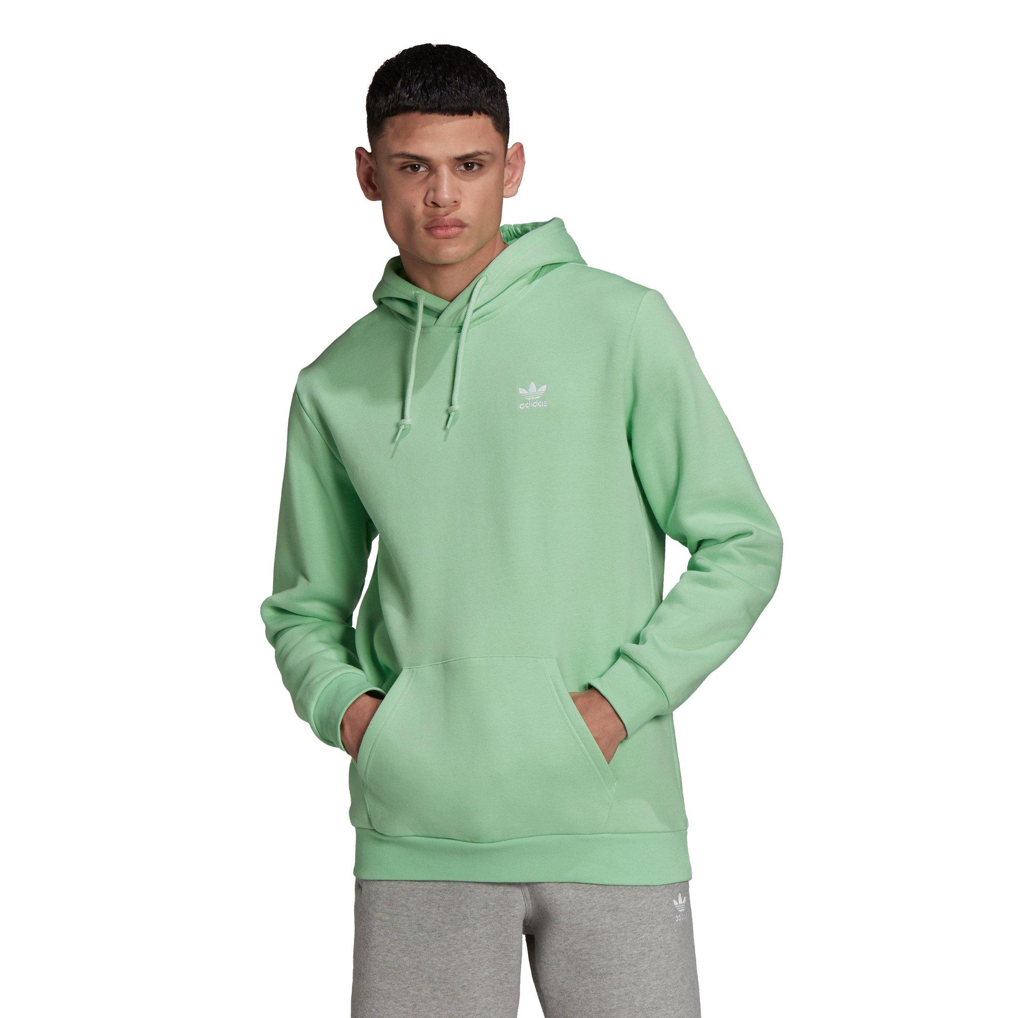 Adidas trefoil green discount hoodie