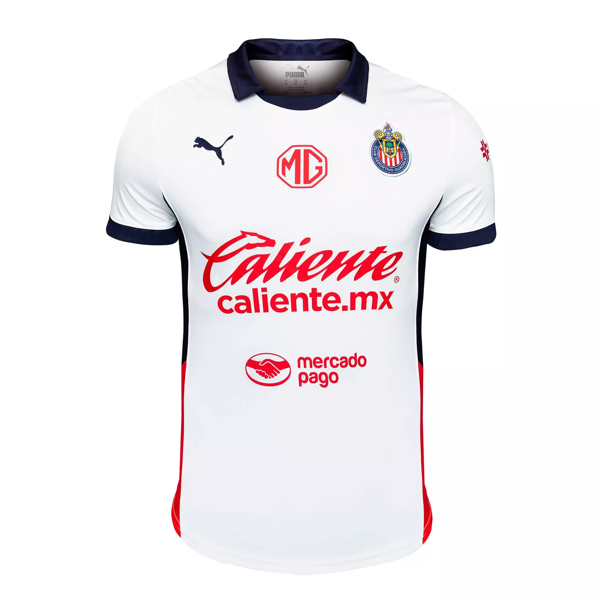 PUMA Men's Chivas 24-25 Away Replica Shirt - White - WHITE