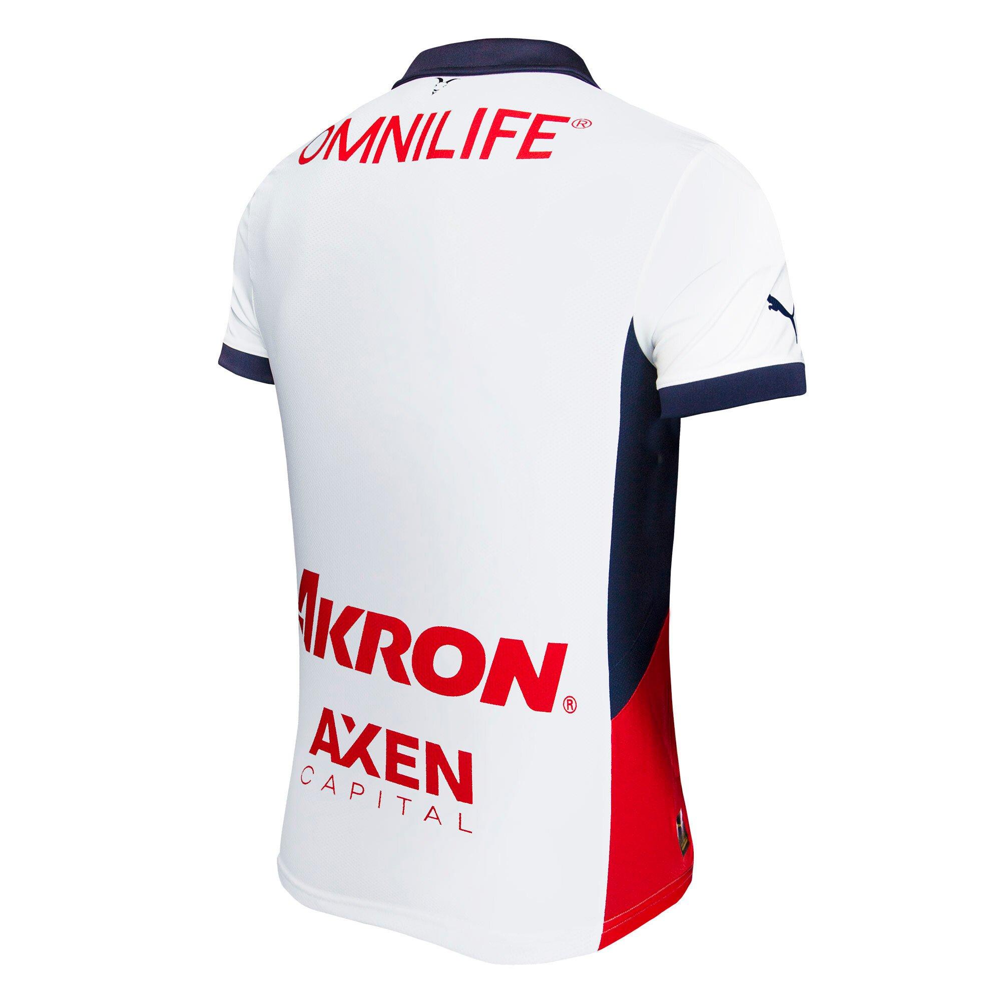 PUMA Men's Chivas 24-25 Away Replica Shirt - White - WHITE Thumbnail View 2