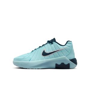 Nike LeBron Witness 9 "Glacier Ice/Glacier Blue/Silver/Navy" Grade School Boys' Basketball Shoe