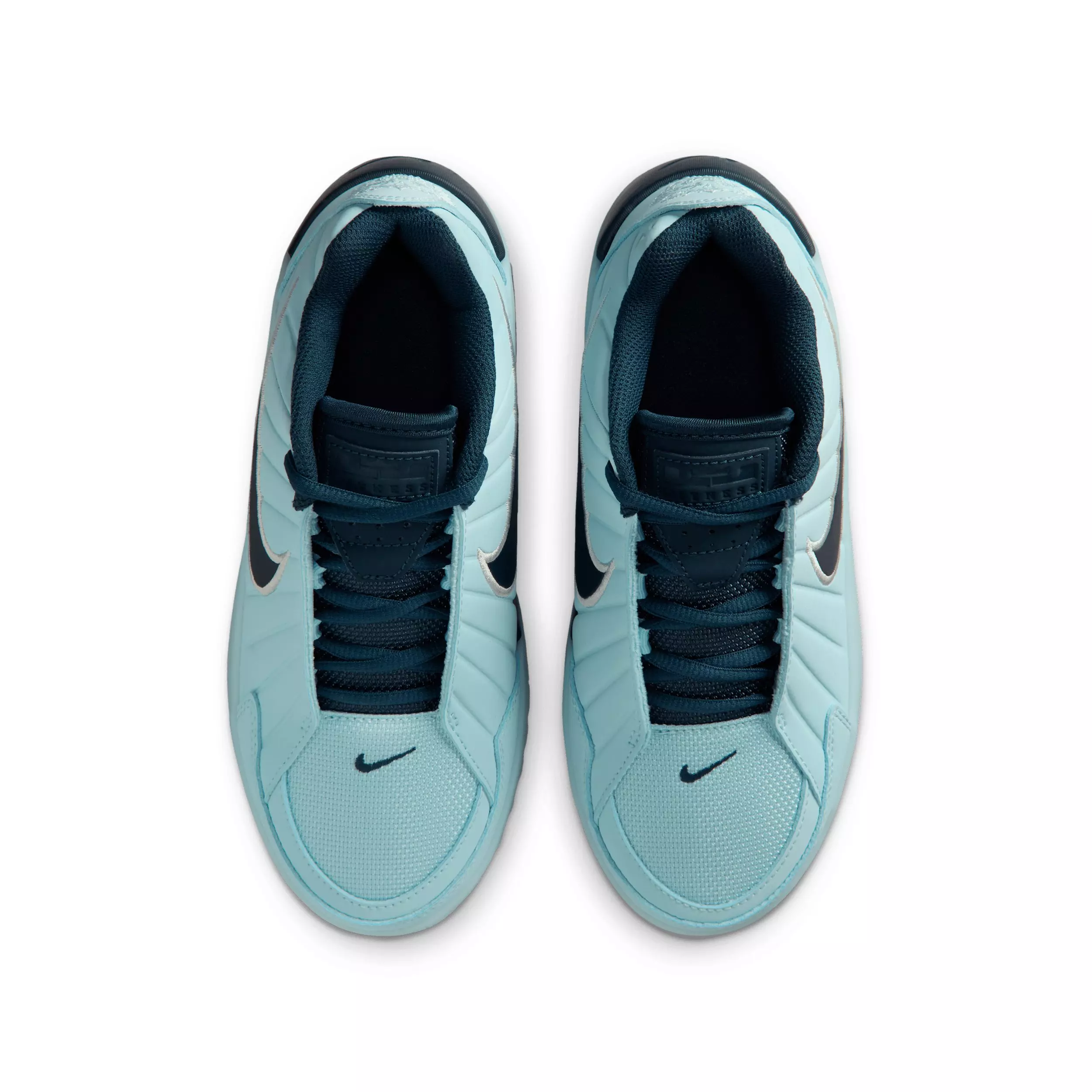 Nike LeBron Witness 9 "Glacier Ice/Glacier Blue/Silver/Navy" Grade School Boys' Basketball Shoe - ICE/BLUE/SILVER/NAVY