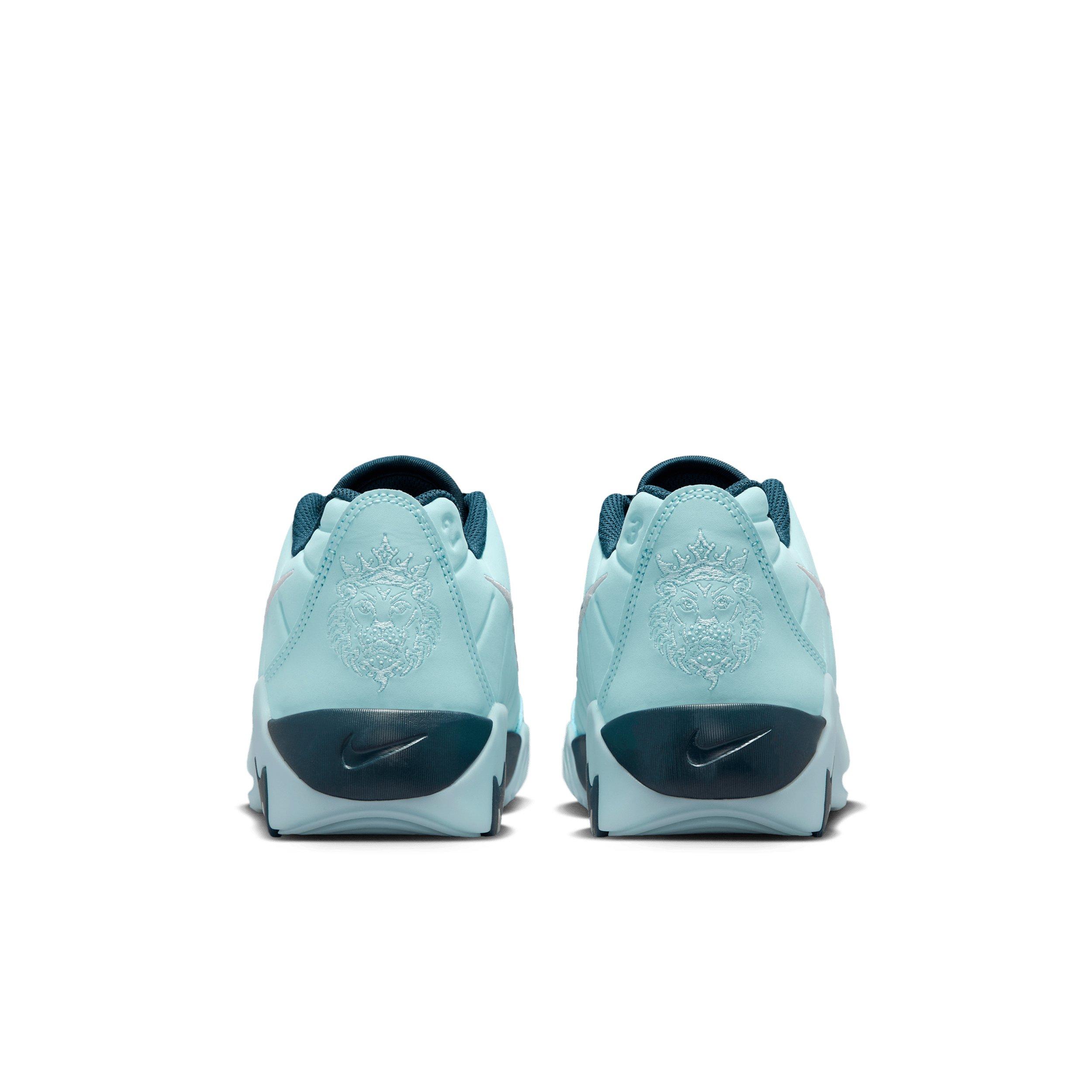 Nike LeBron Witness 9 Grade School Boys' "Glacier Ice/Glacier Blue/Silver/Navy" Basketball Shoe