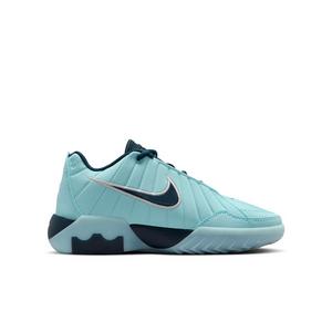 Nike LeBron Witness 9 "Glacier Ice/Glacier Blue/Silver/Navy" Grade School Boys' Basketball Shoe