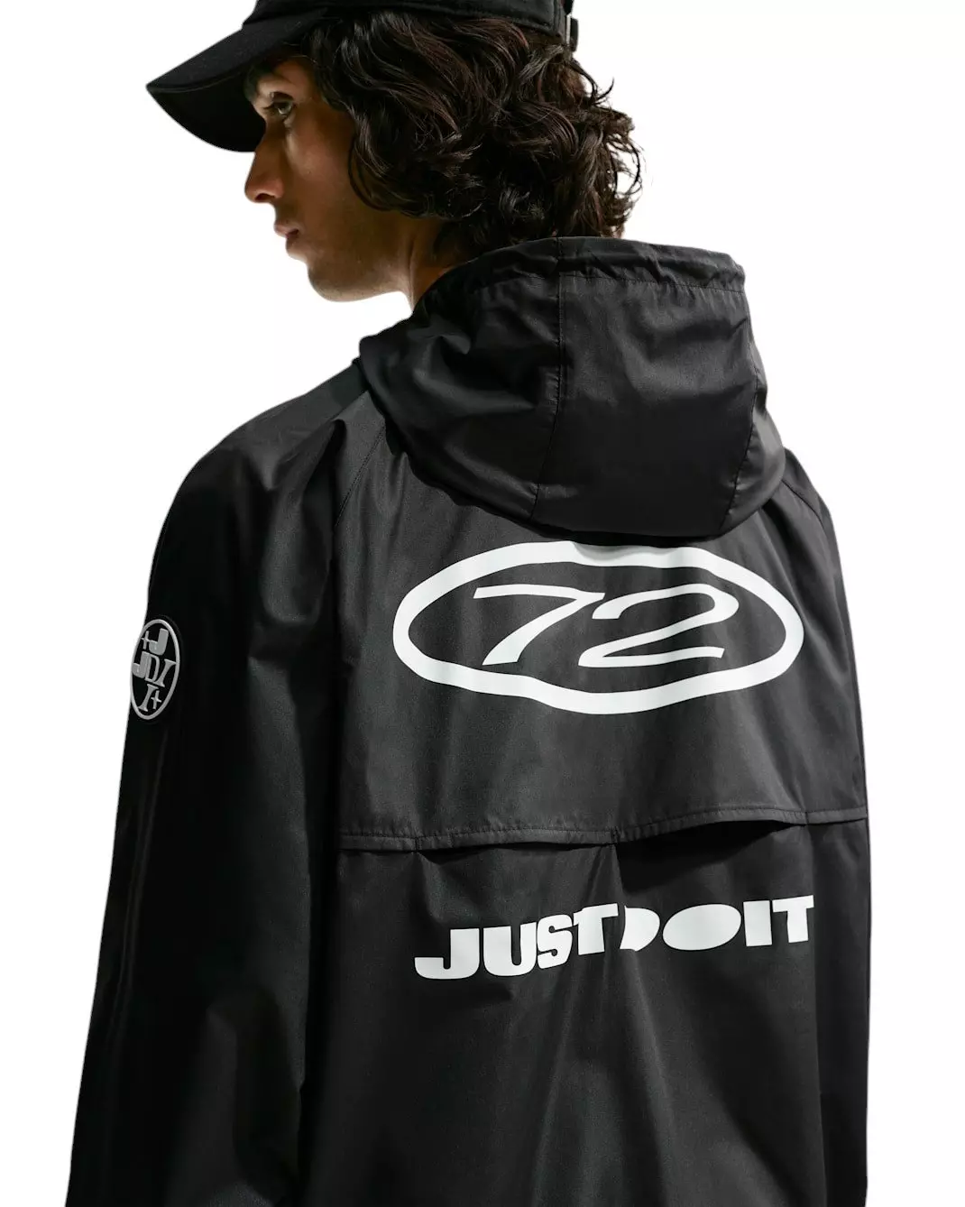 Nike Men's Windrunner 72 Storm-FIT Graphic Jacket - BLACK