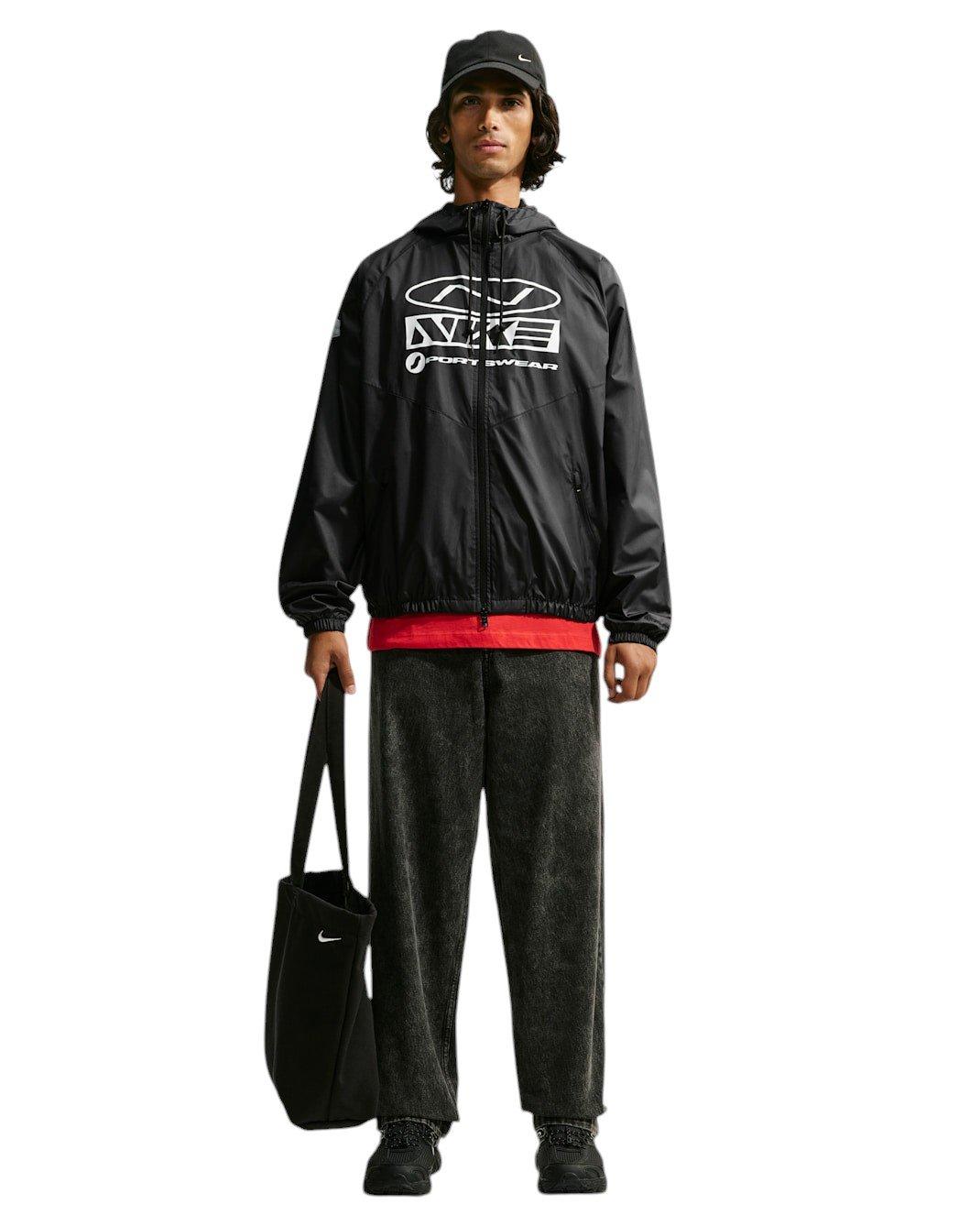 Nike Men's Windrunner 72 Storm-FIT Graphic Jacket - BLACK