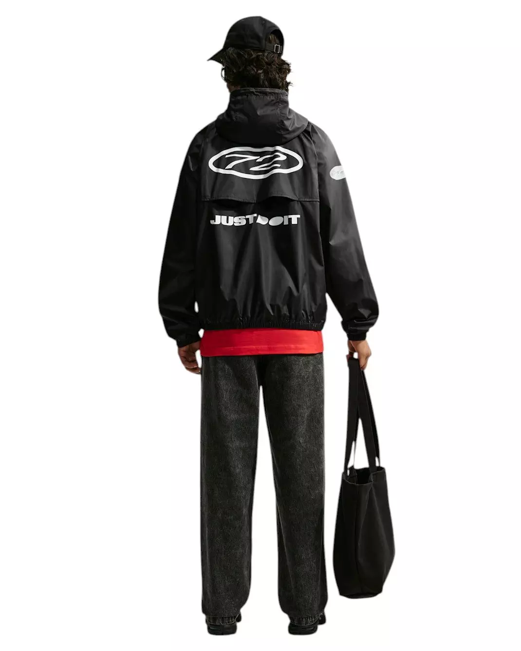 Nike Men's Windrunner 72 Storm-FIT Graphic Jacket - BLACK