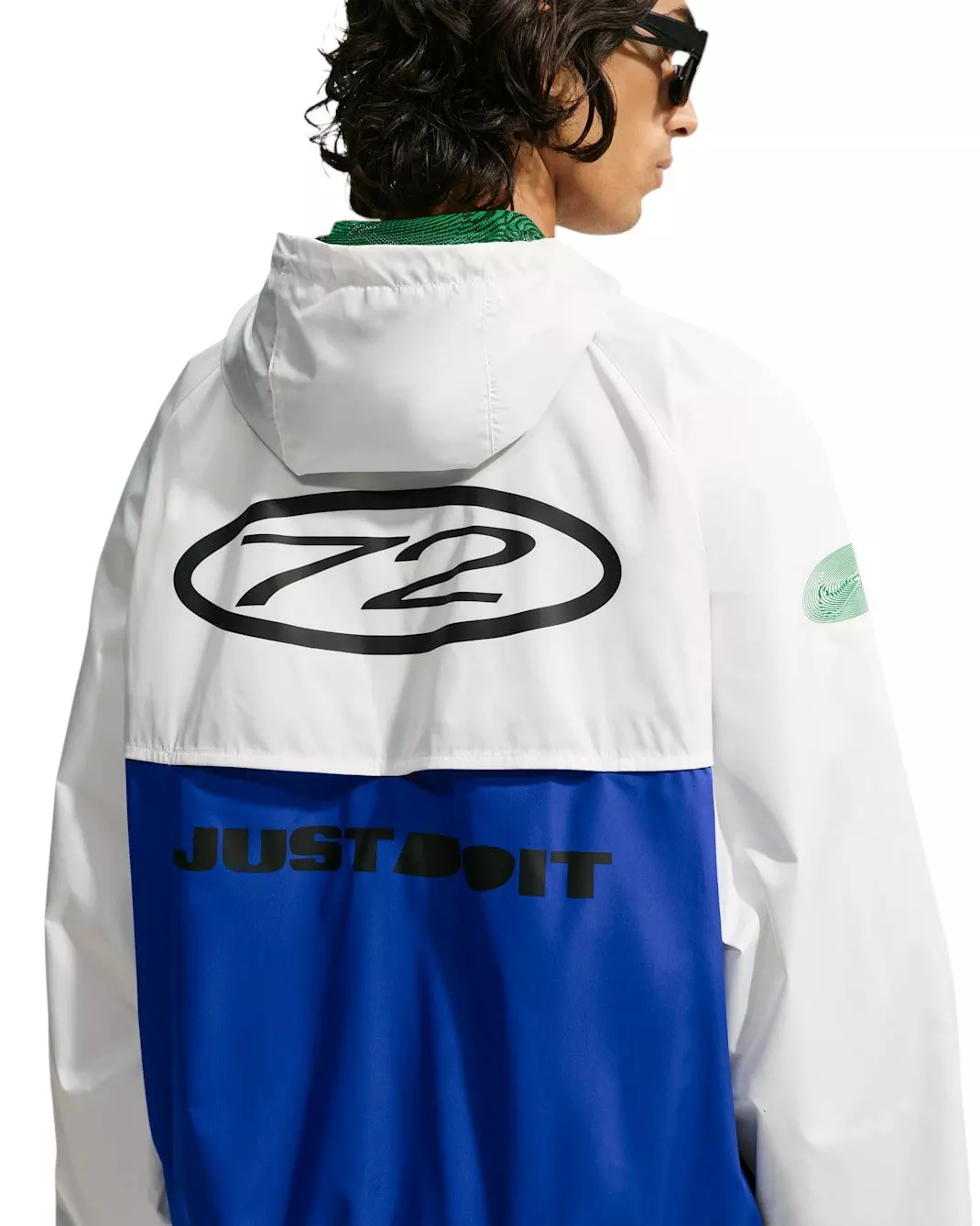 Nike Men's Windrunner 72 Storm-FIT Graphic Jacket - WHITE