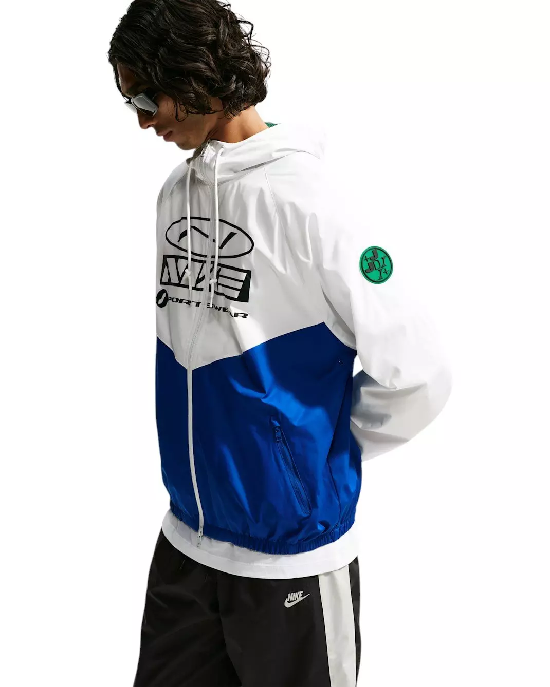 Nike Men's Windrunner 72 Storm-FIT Graphic Jacket - WHITE