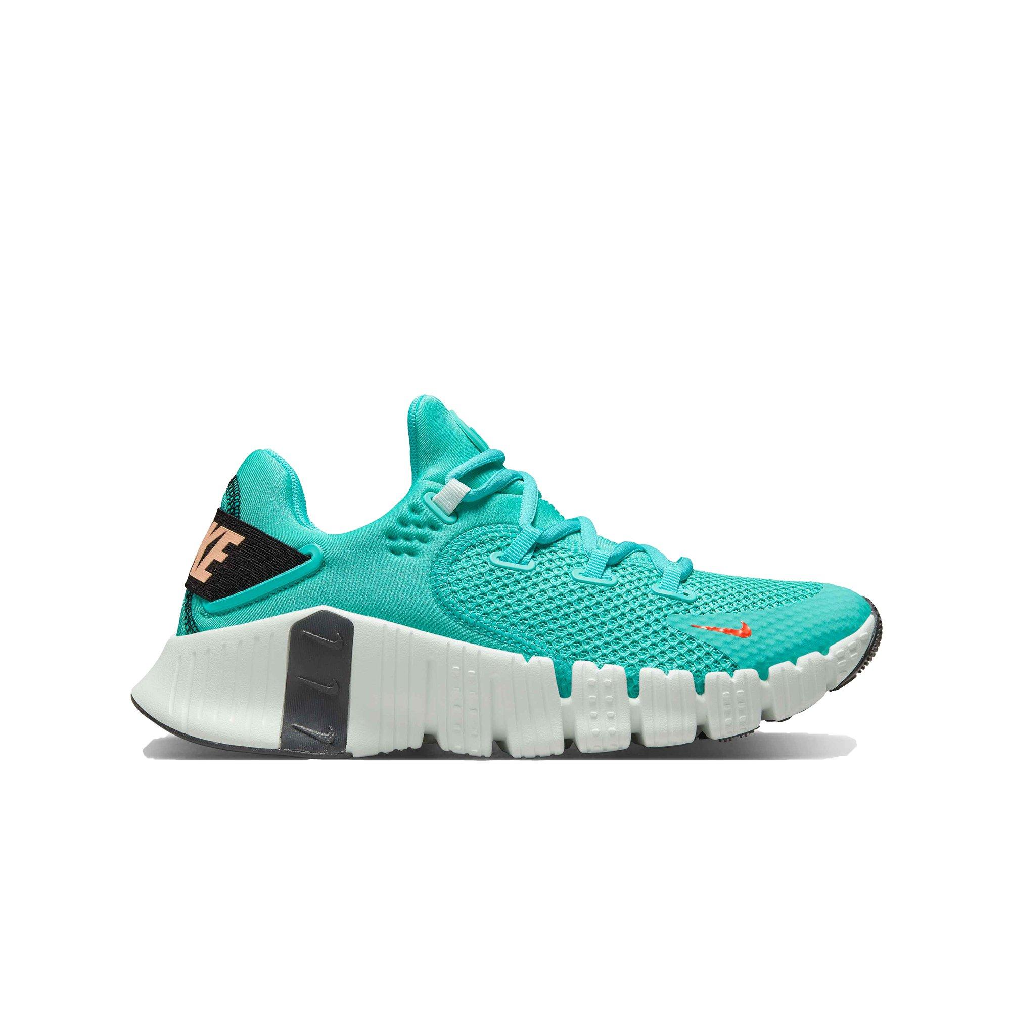 Nike Free Metcon 4 "Washed Teal/Rush Orange/Black" Women's Training Shoe - GREEN Thumbnail View 1