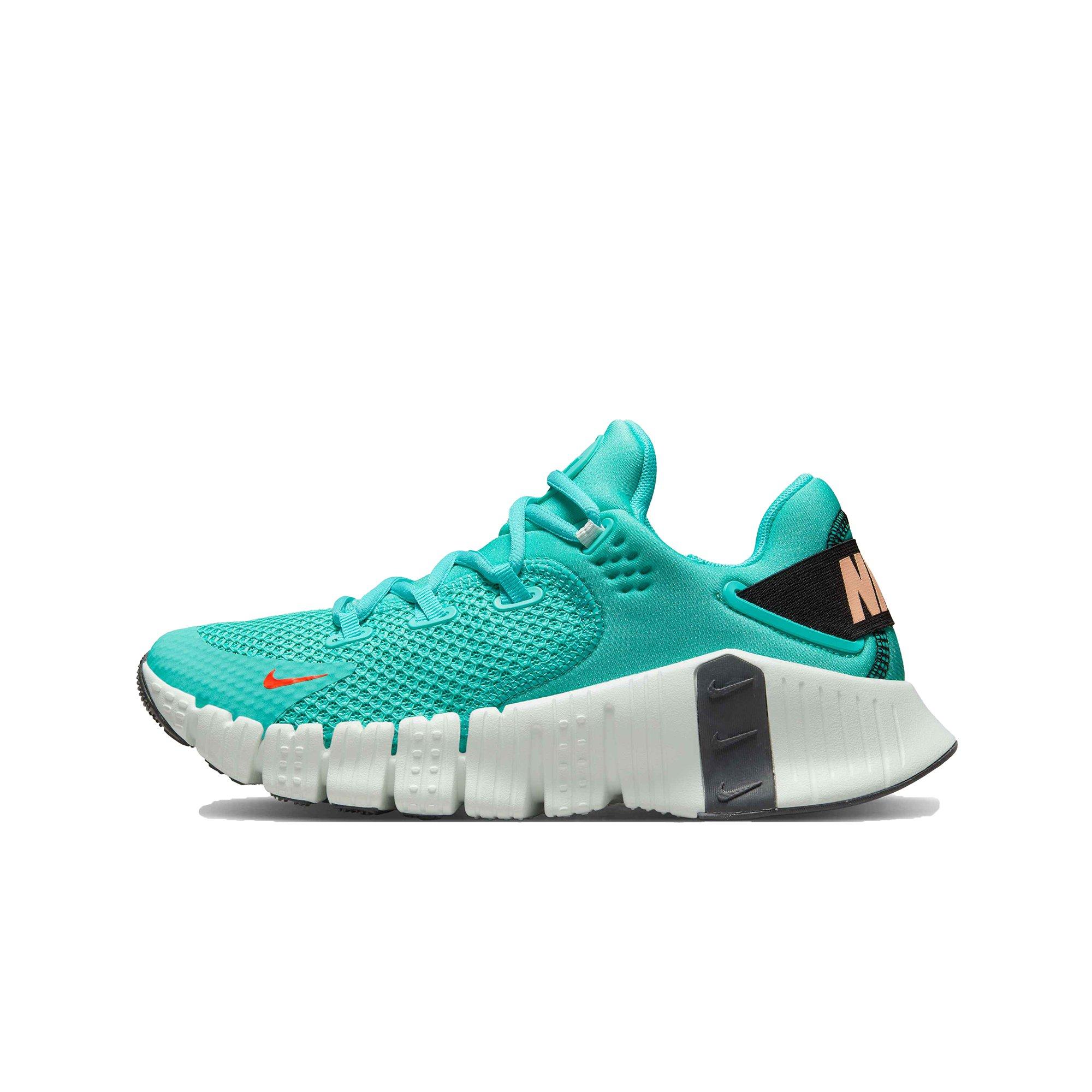 Nike Free Metcon 4 "Washed Teal/Rush Orange/Black" Women's Training Shoe - GREEN Thumbnail View 2