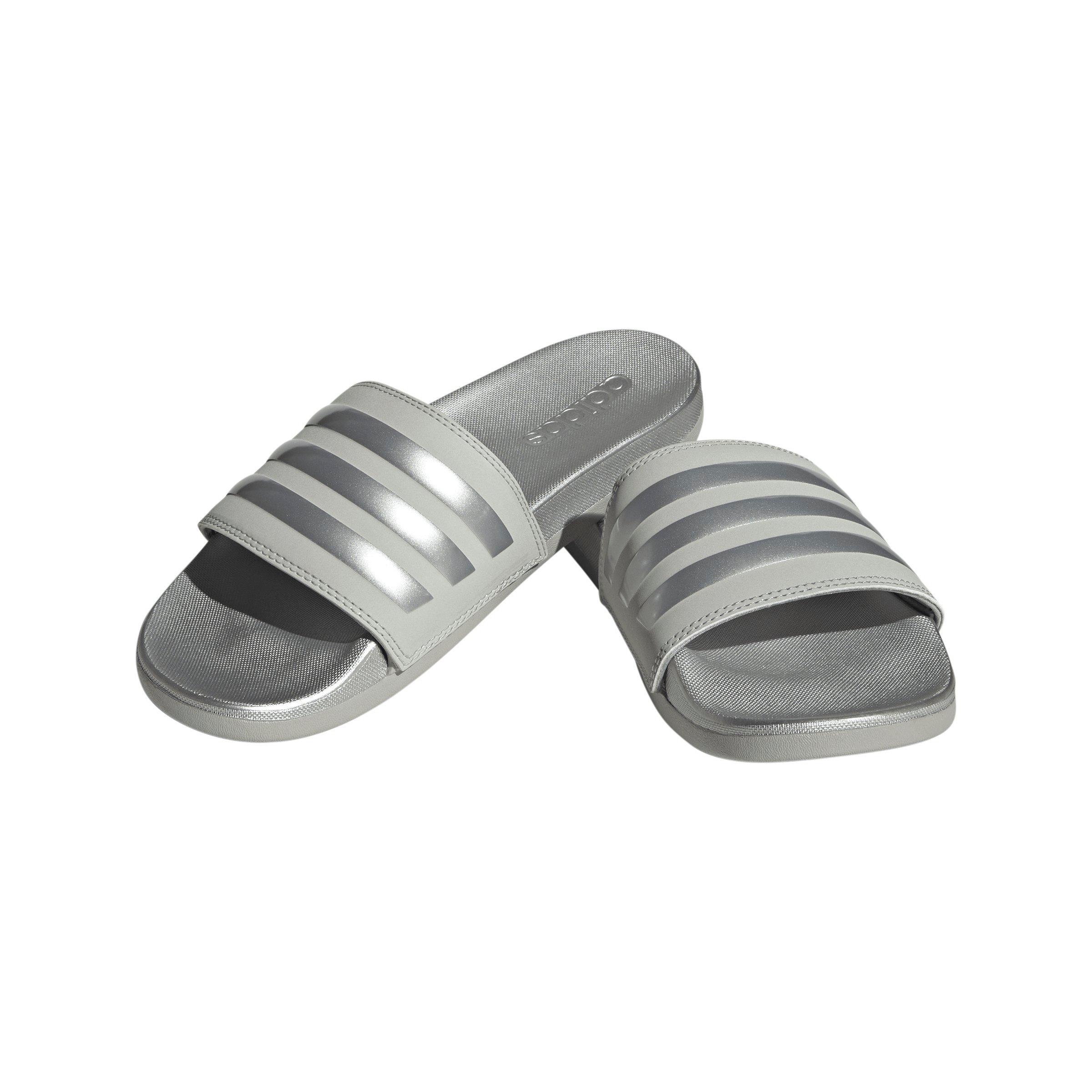 Adilette grey hot sale slides