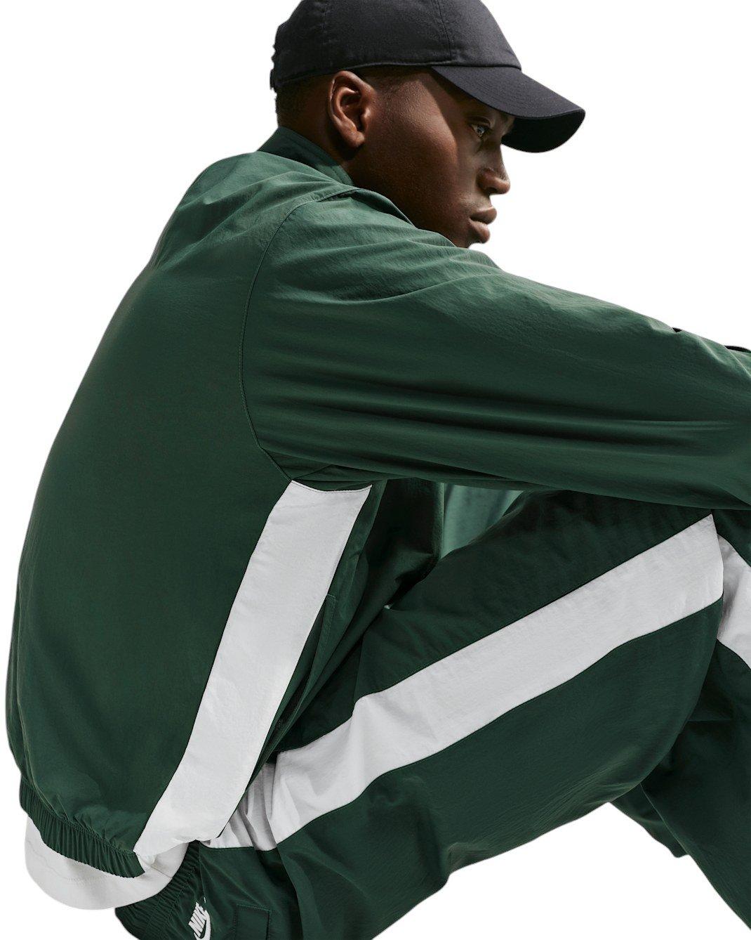 Nike Men's Sportswear Club 1/2 Zip Jacket - GREEN