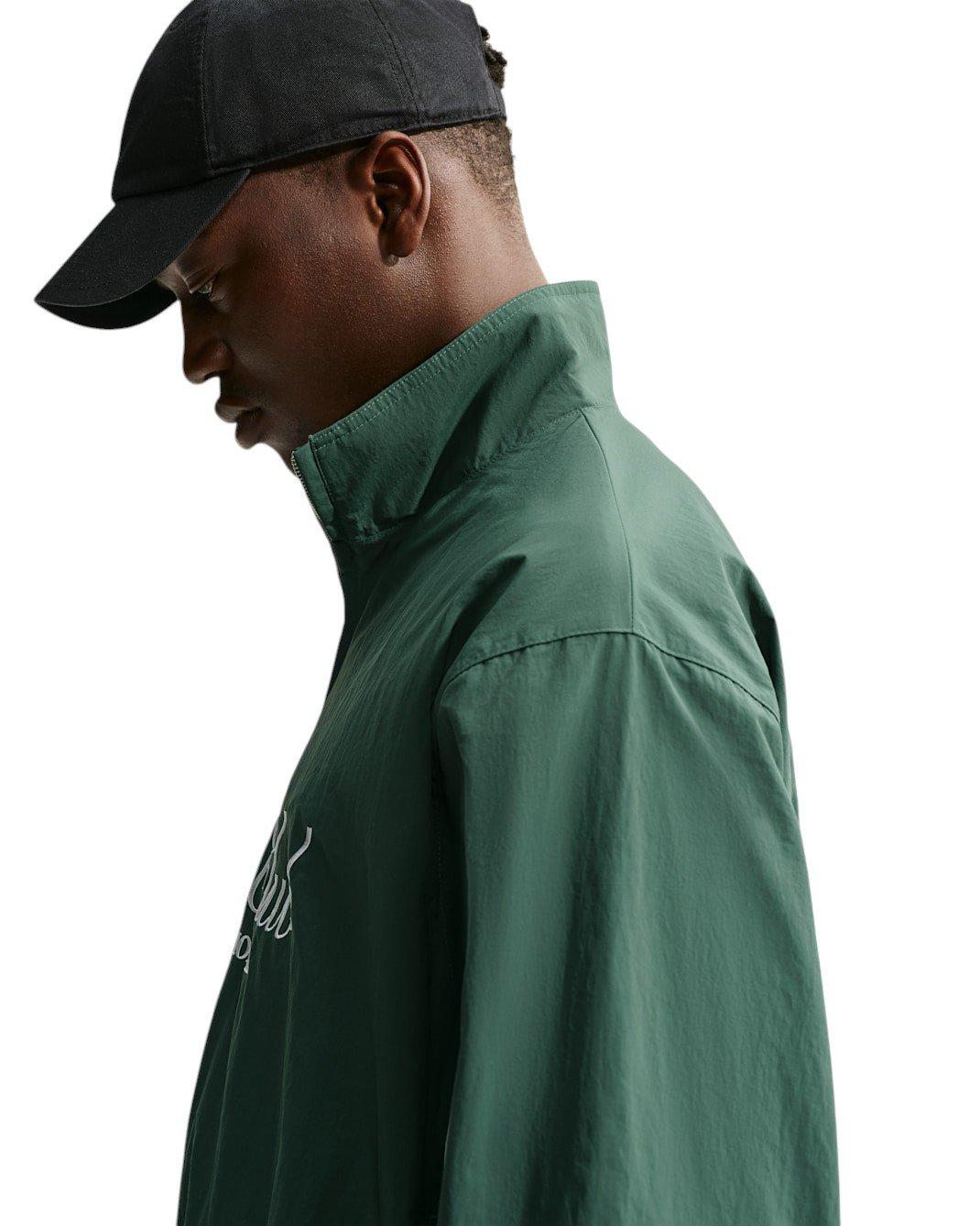 Nike Men's Sportswear Club 1/2 Zip Jacket - GREEN