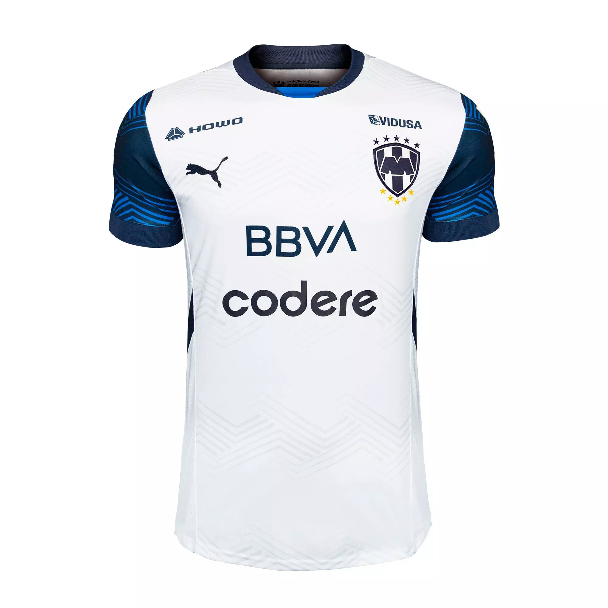 PUMA Men's C.F. Monterrey 24-25 Away Replica Shirt -White - WHITE