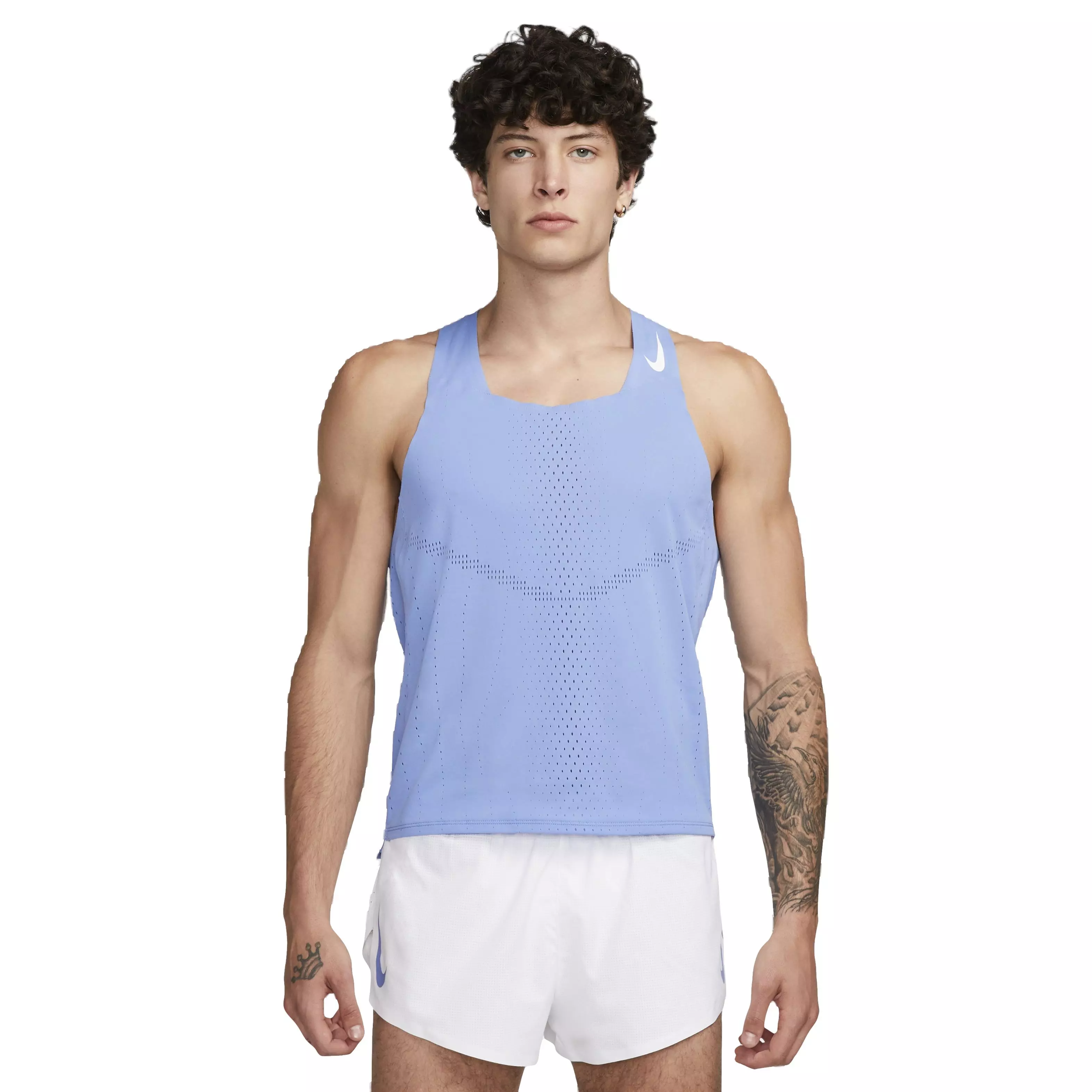 Nike Men's Dri-FIT ADV Aeroswift Racing Singlet - BLUE