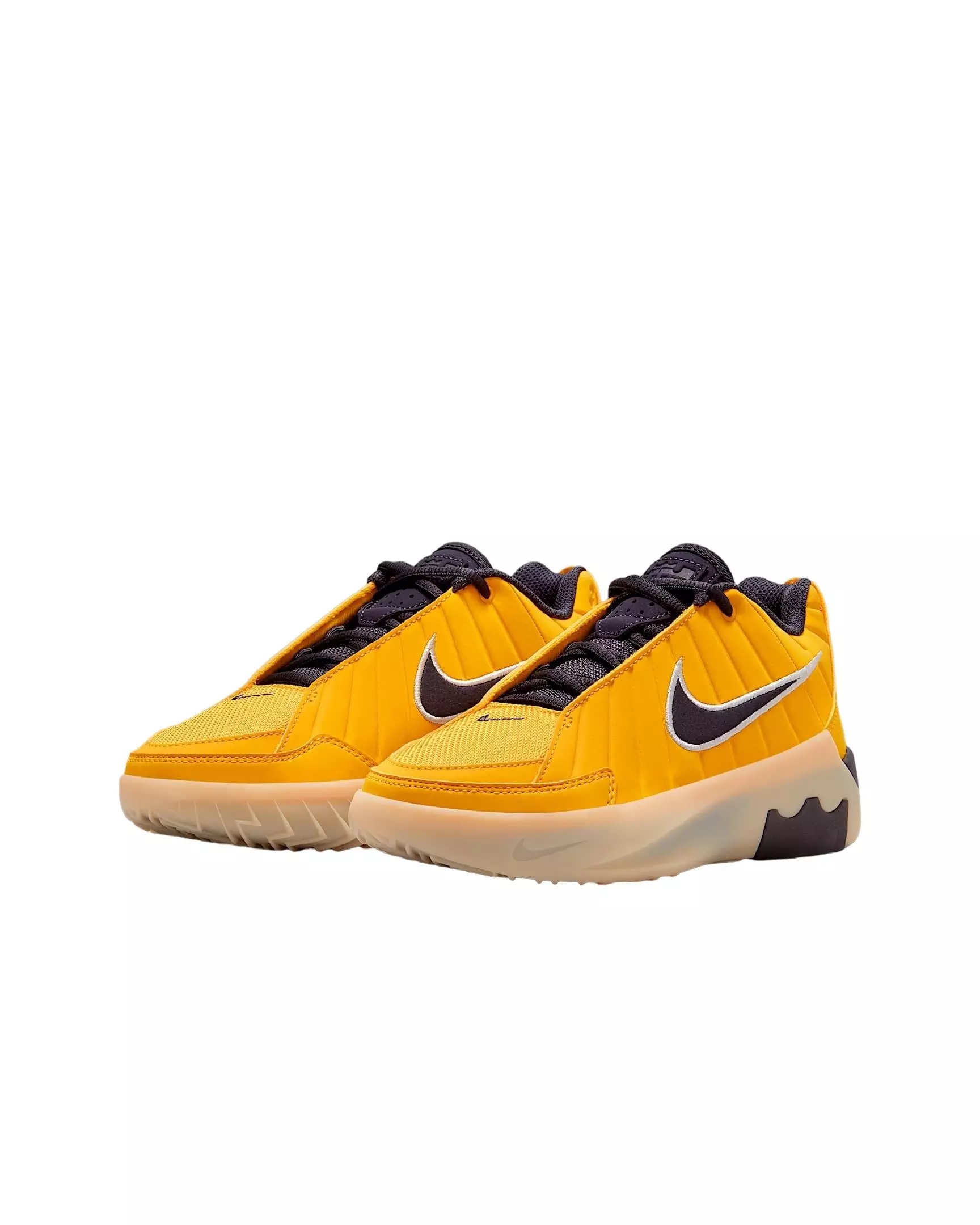 Nike LeBron Witness 9 "Amarillo/Soft Yellow/Lilac/Cave Purple" Grade School Boys' Basketball Shoe - AMARILLO/YELLOW/LILAC/PURPLE