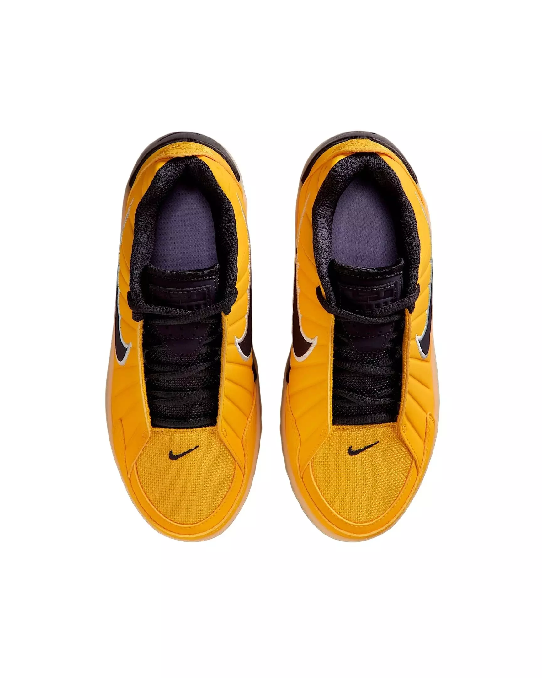 Nike LeBron Witness 9 "Amarillo/Soft Yellow/Lilac/Cave Purple" Grade School Boys' Basketball Shoe - AMARILLO/YELLOW/LILAC/PURPLE