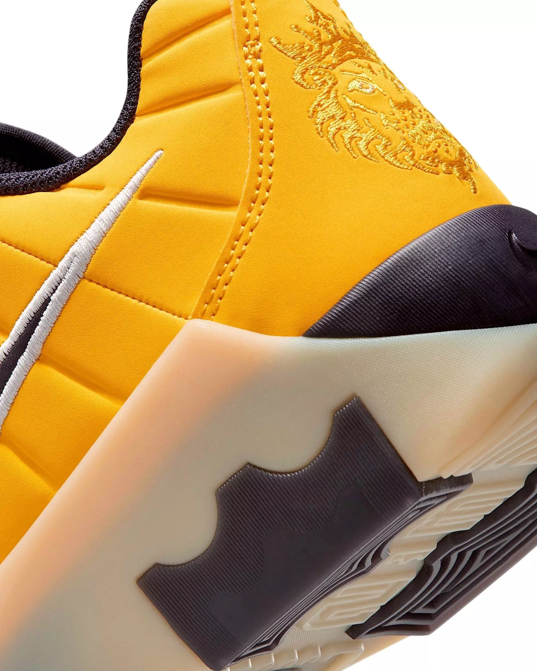 Nike LeBron Witness 9 "Amarillo/Soft Yellow/Lilac/Cave Purple" Grade School Boys' Basketball Shoe - AMARILLO/YELLOW/LILAC/PURPLE