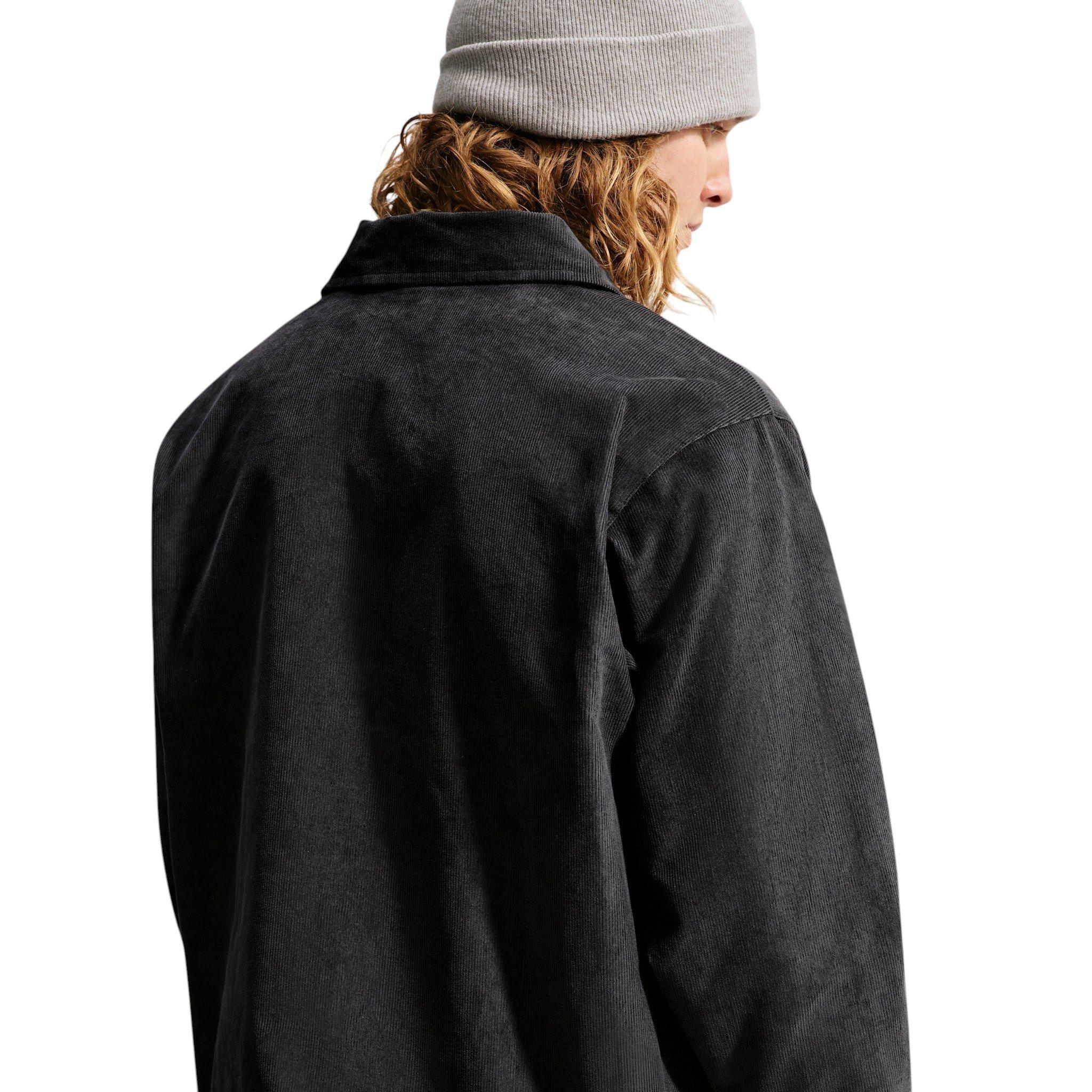 Nike Men's Sportswear Club Corduroy Coaches Jacket - BLACK