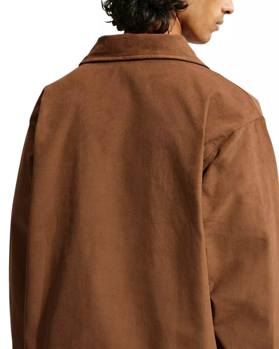 Nike Men's Sportswear Club Corduroy Coaches Jacket - BROWN